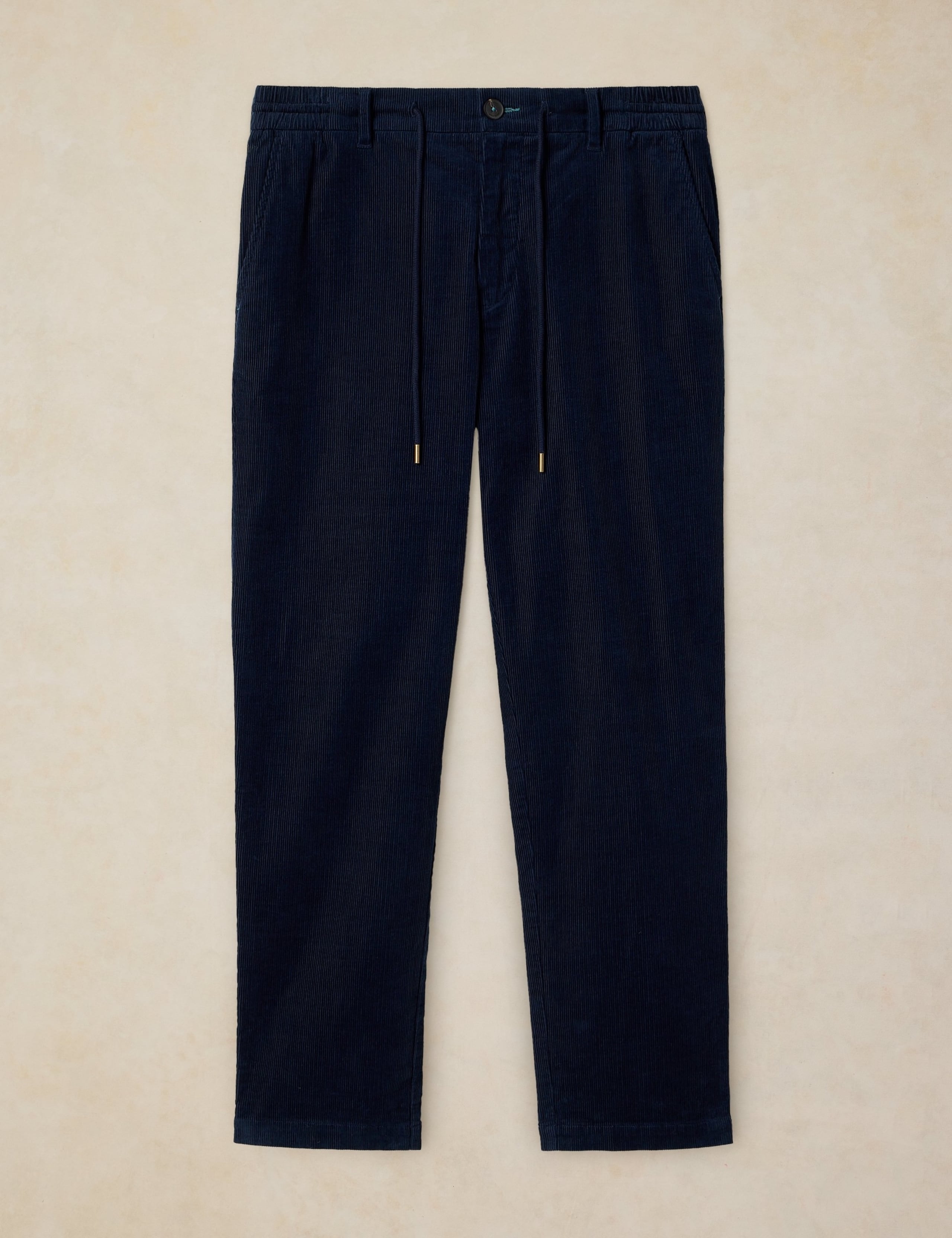 Regular Fit Cord Drawstring Trousers 2 of 6
