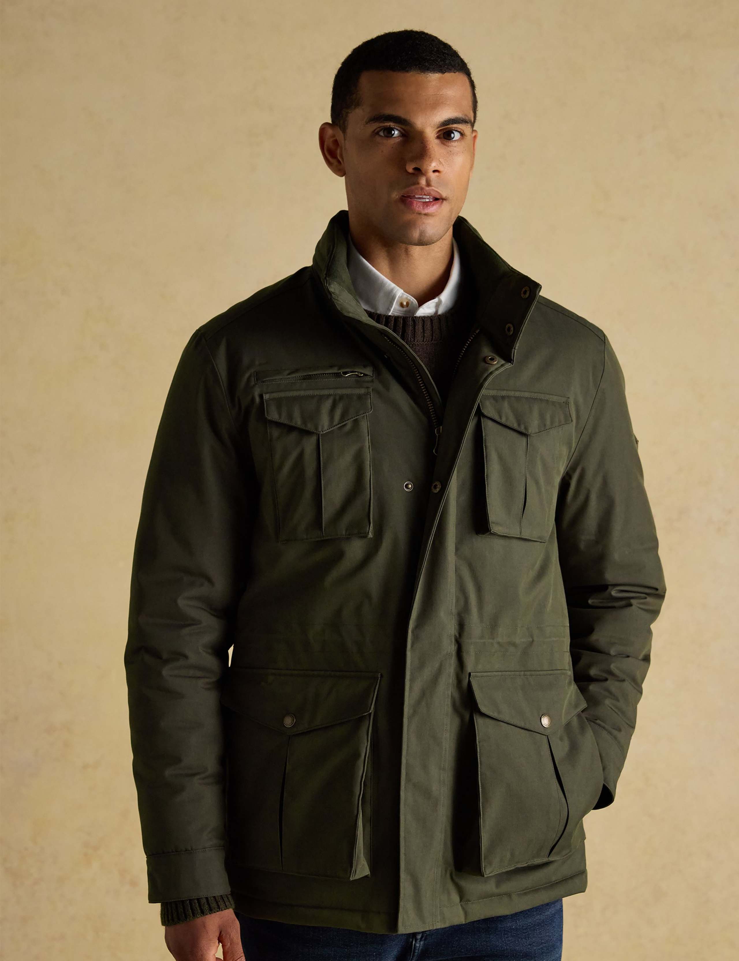 Cotton Rich Waterproof Jacket 1 of 12
