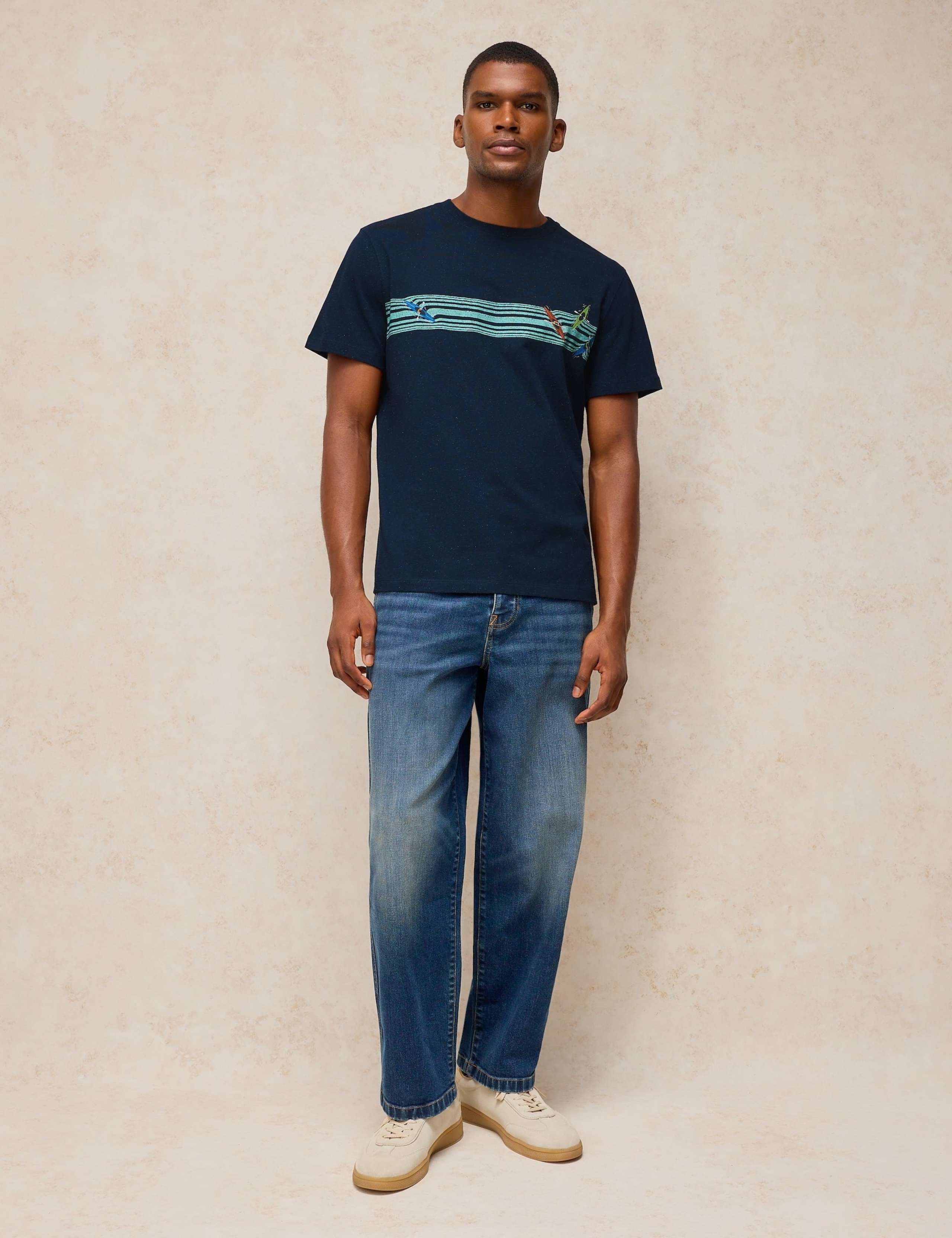 Cotton Rich Graphic Print Short Sleeve T-Shirt 3 of 6