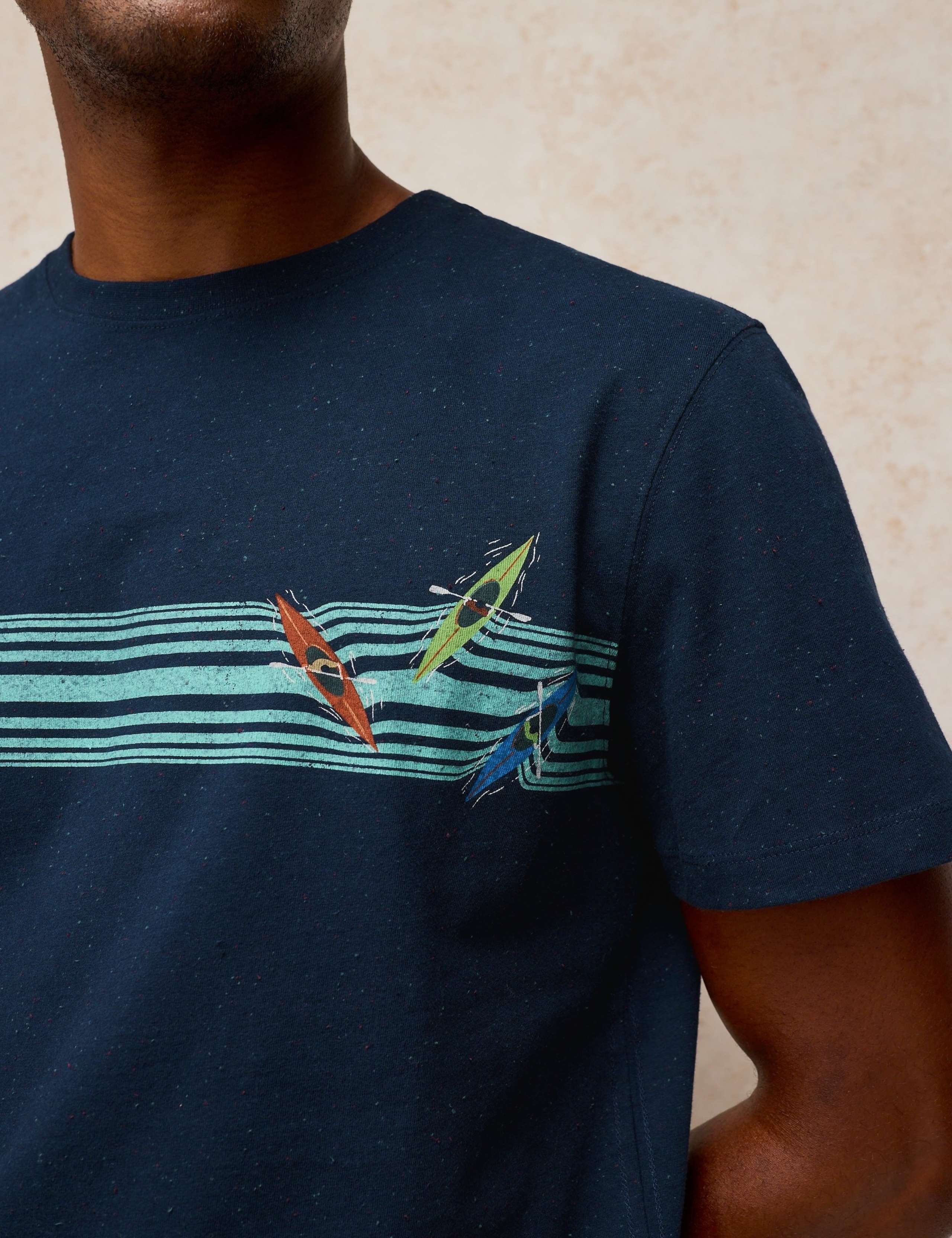 Cotton Rich Graphic Print Short Sleeve T-Shirt 5 of 6