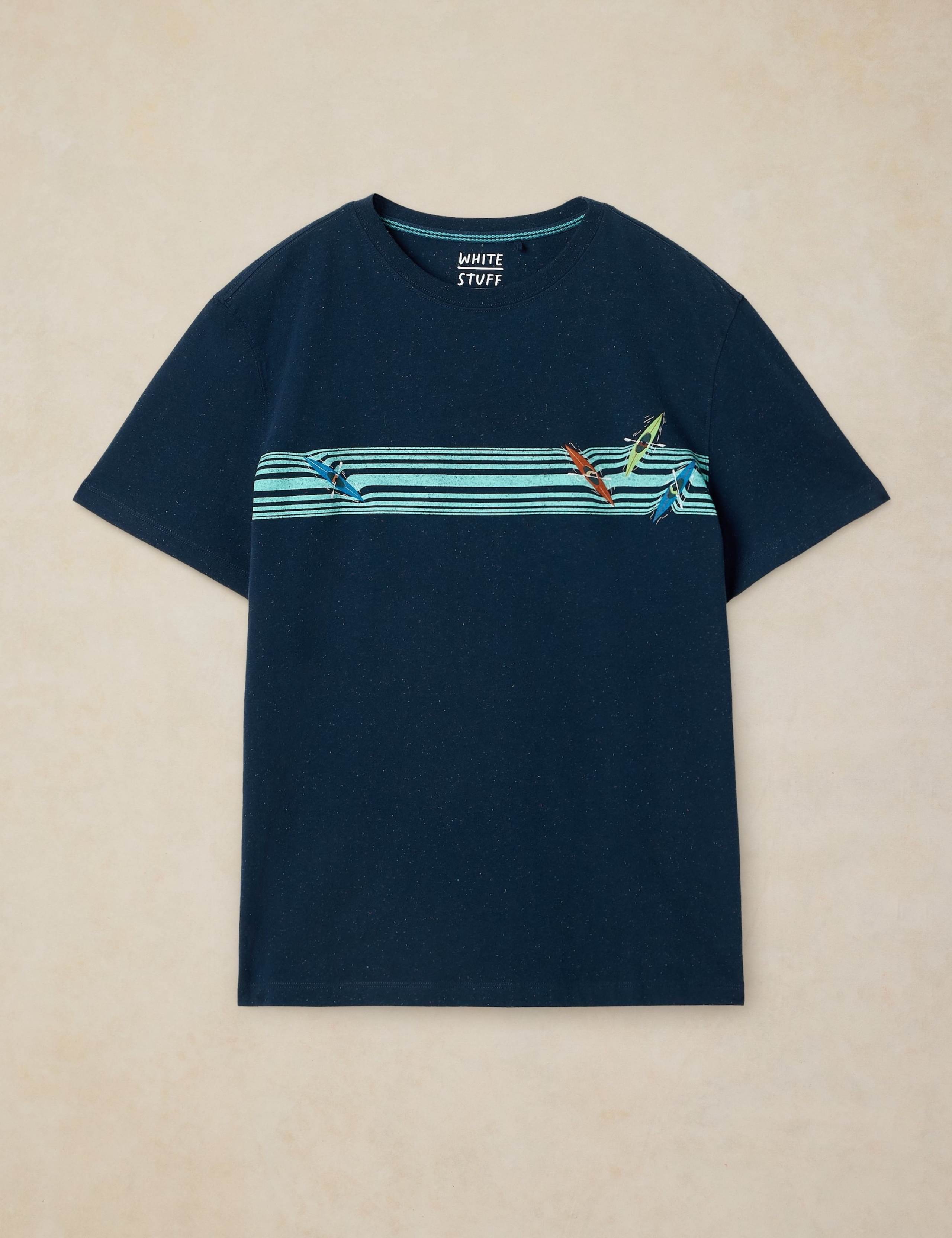 Cotton Rich Graphic Print Short Sleeve T-Shirt 2 of 6