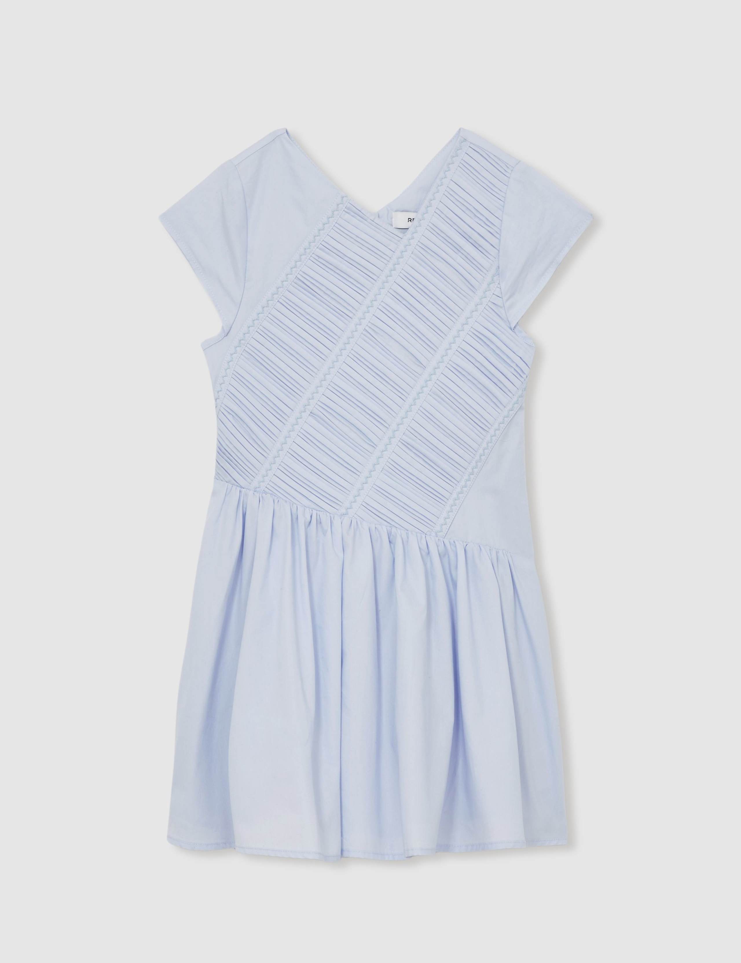 Pure Cotton Shirred Dress (4-14 Yrs) 2 of 5