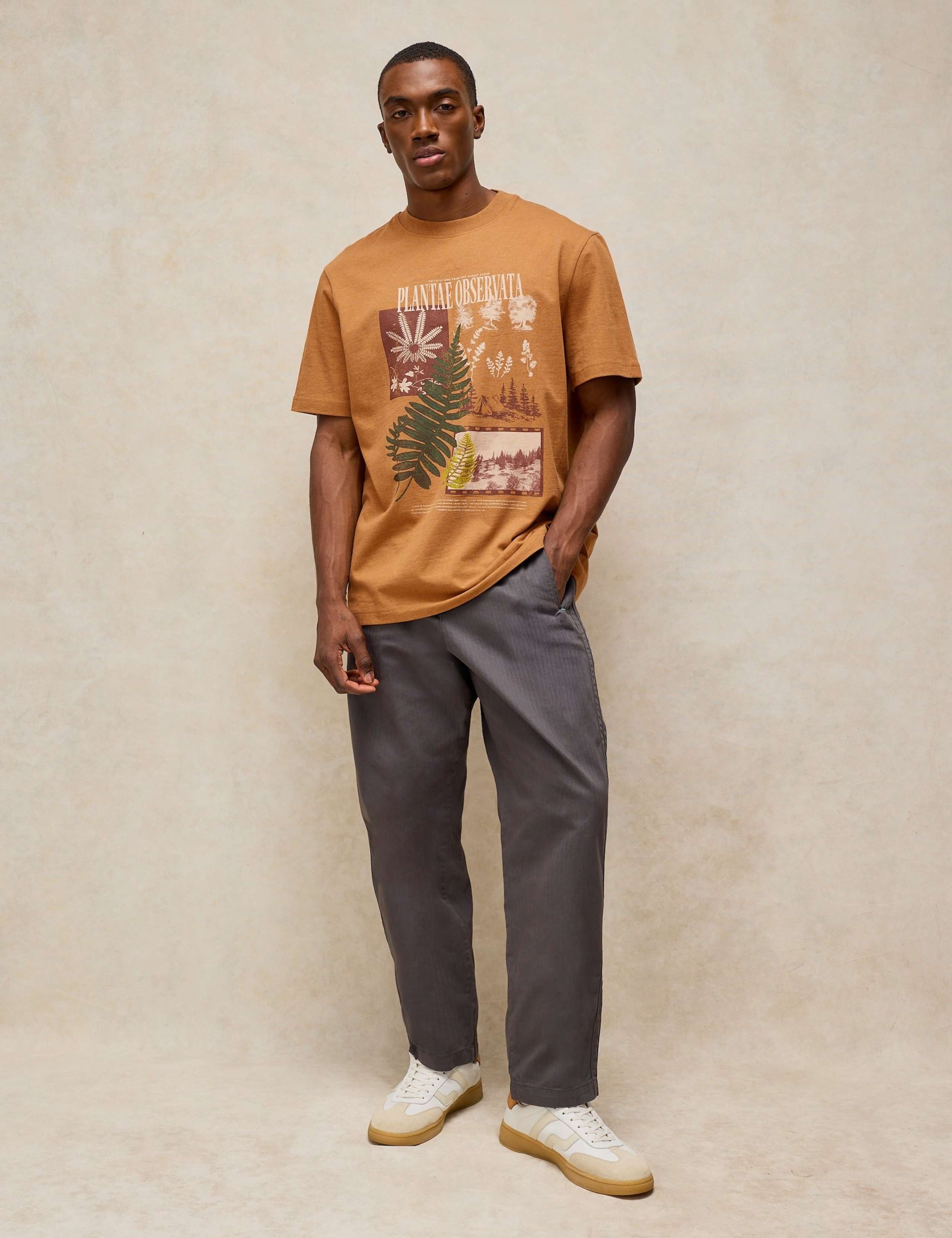 Cotton Rich Crew Neck Graphic T-Shirt 3 of 6