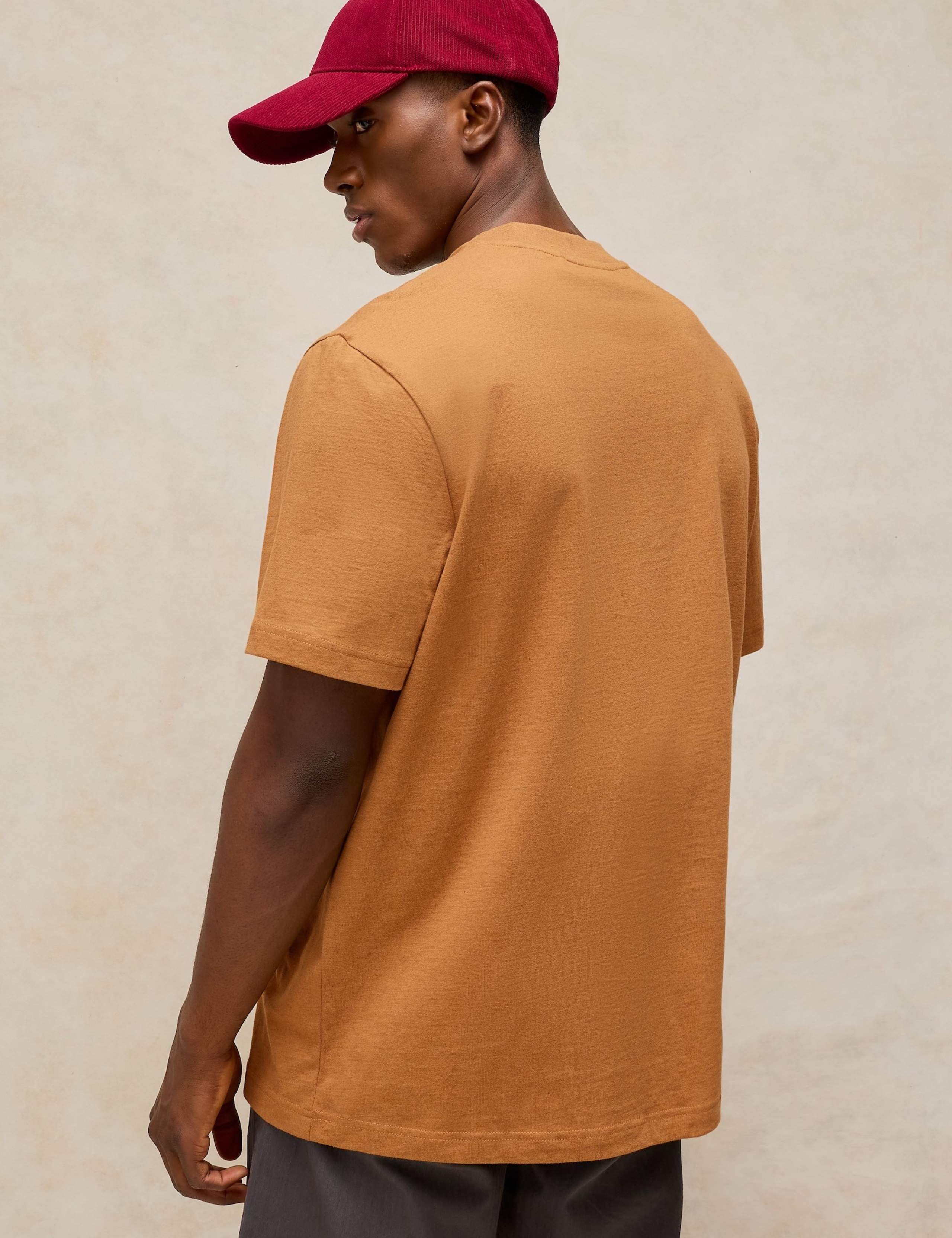Cotton Rich Crew Neck Graphic T-Shirt 5 of 6