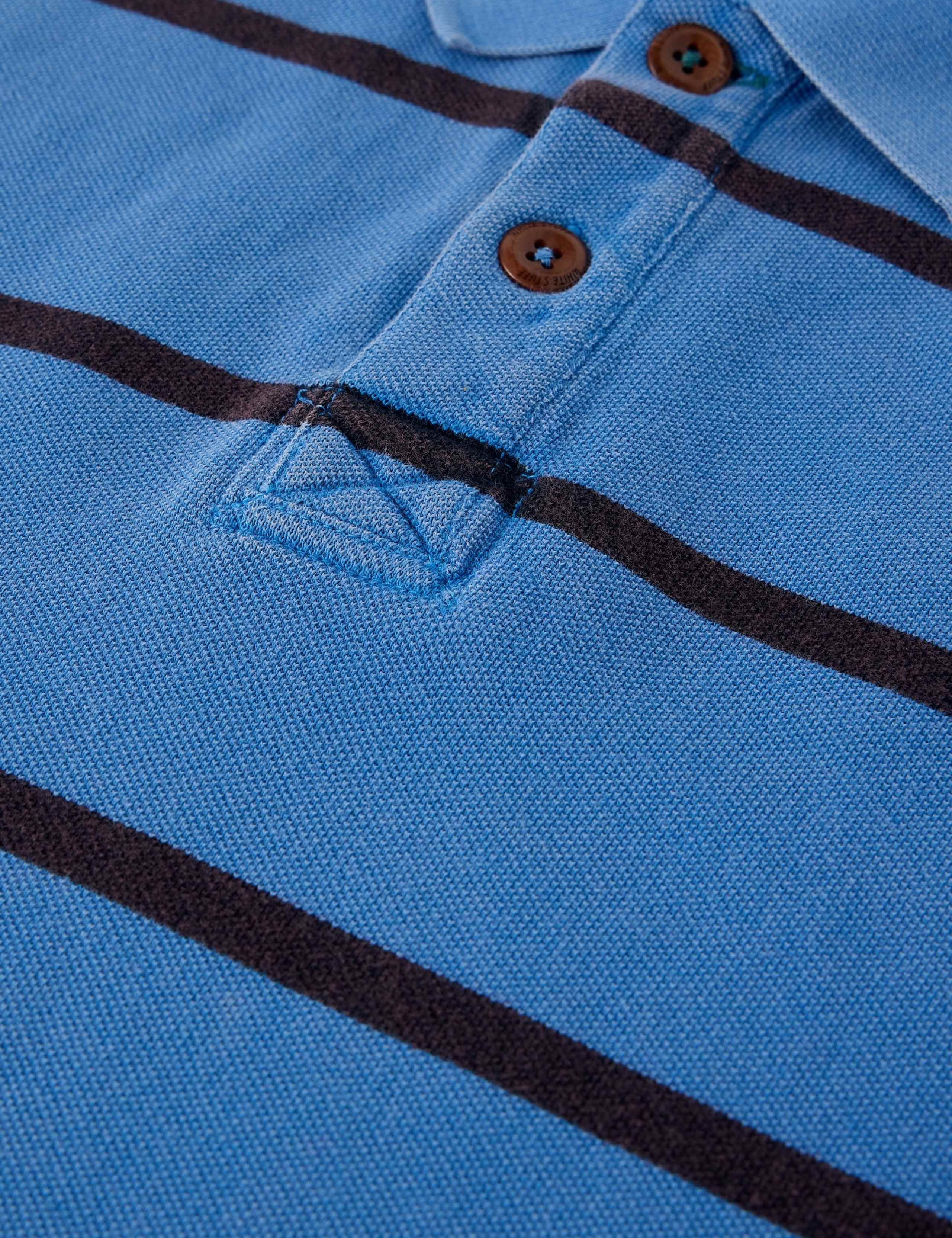 Pure Cotton Striped Utility Polo Shirt 6 of 6