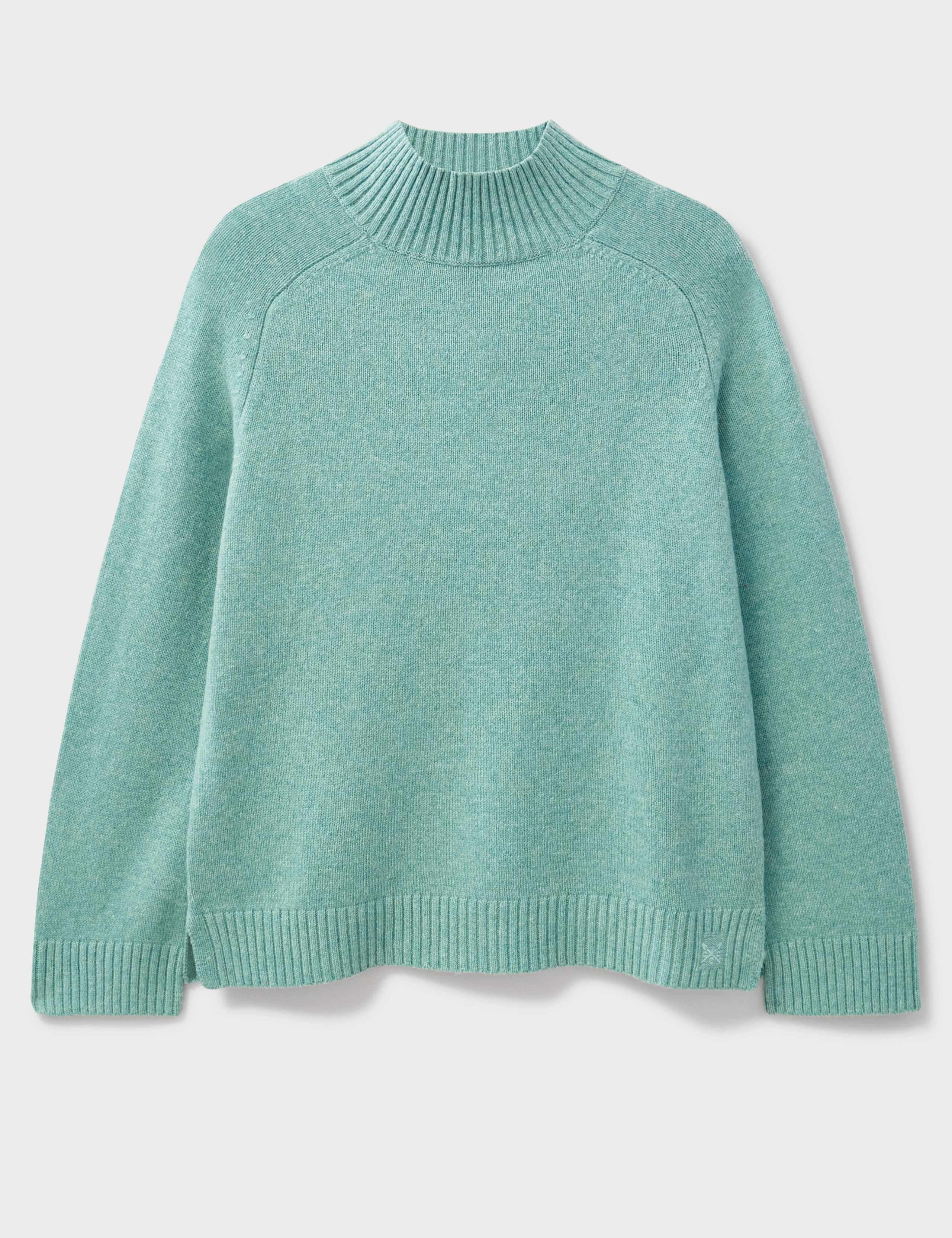 Merino Wool Rich Funnel Neck Jumper 2 of 5