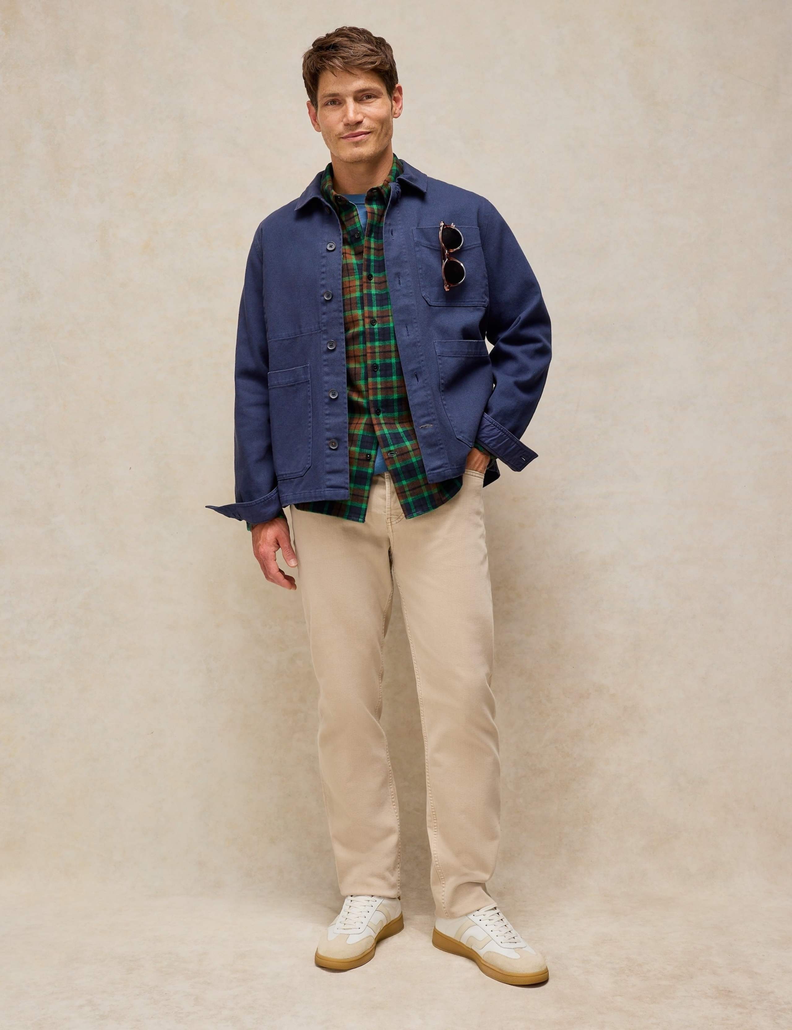 Cotton Checked Classic Collar Shirt 3 of 6