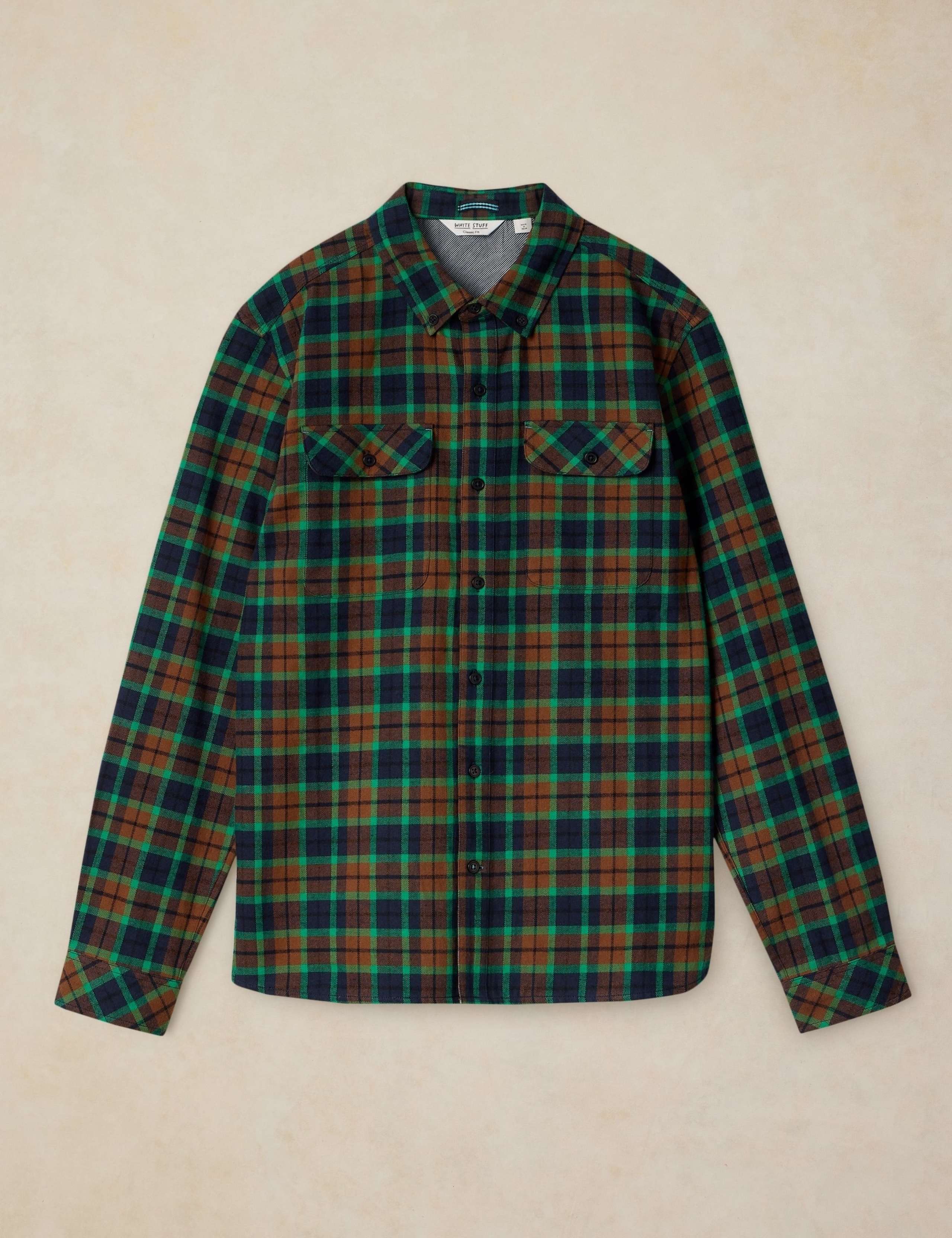 Cotton Checked Classic Collar Shirt 2 of 6