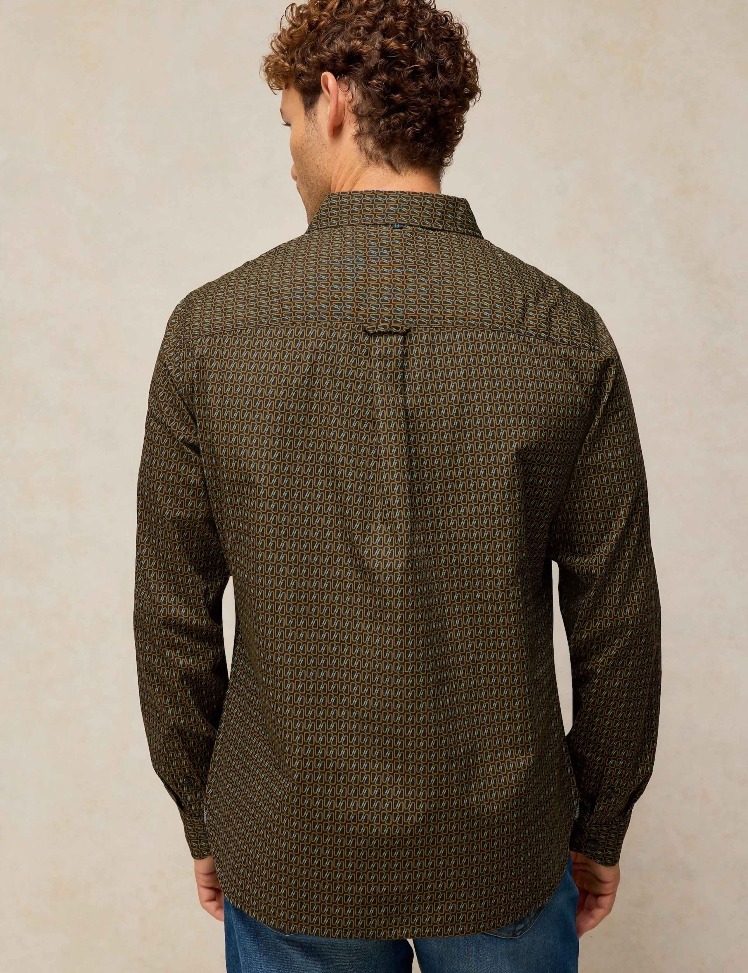 Cotton Printed Oxford Shirt 4 of 6