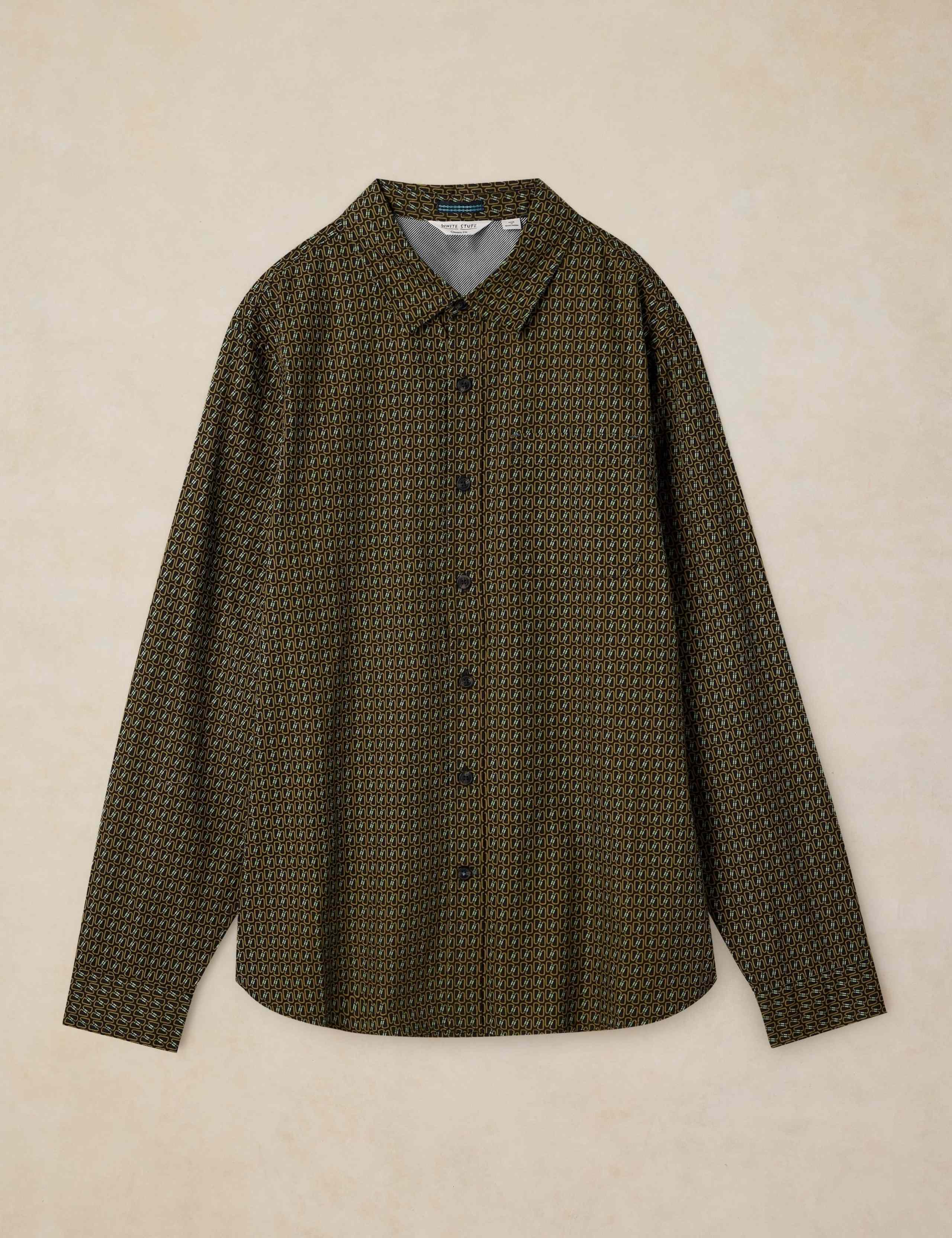 Cotton Printed Oxford Shirt 2 of 6