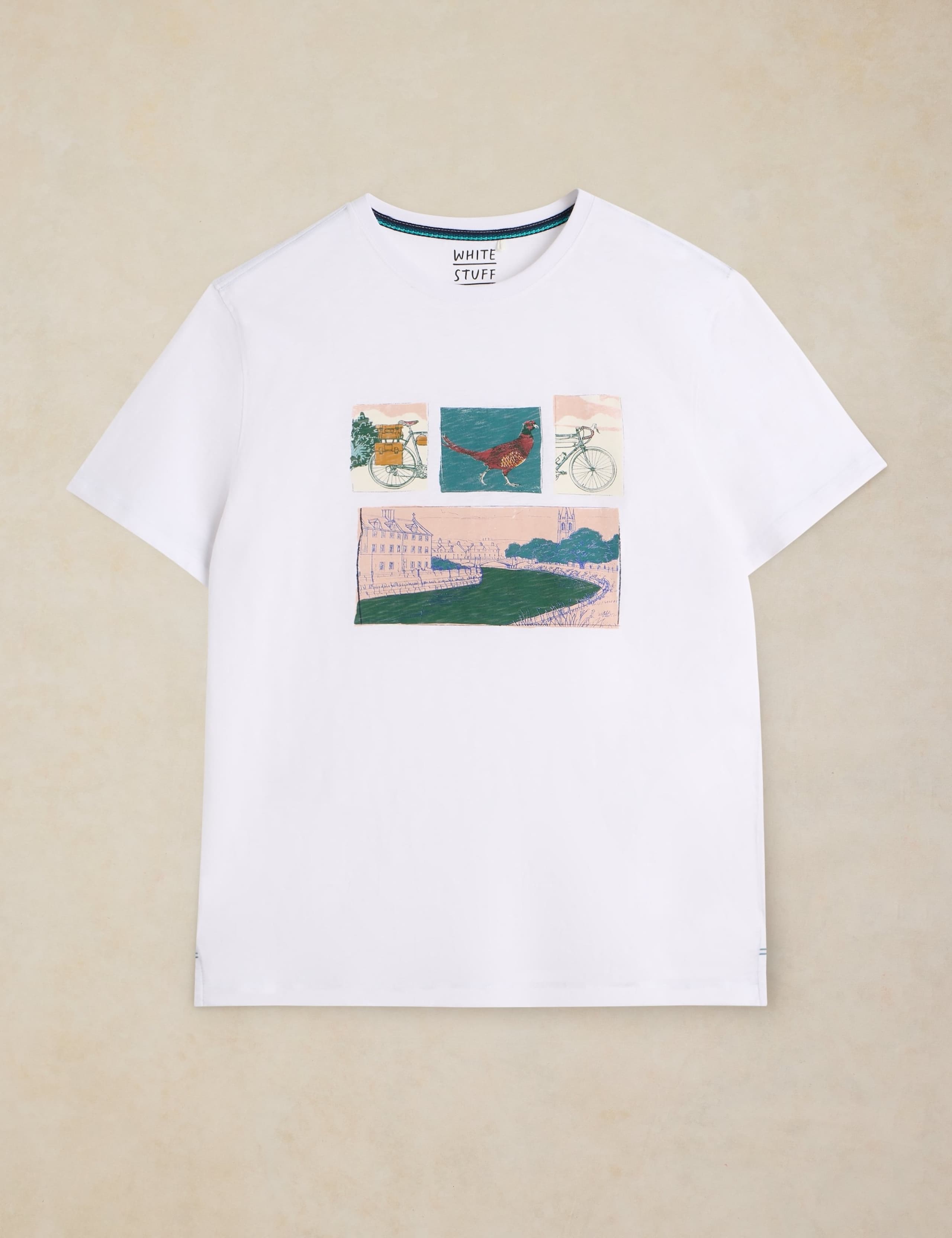 Cotton Graphic Crew Neck Short Sleeve T-Shirt 2 of 6