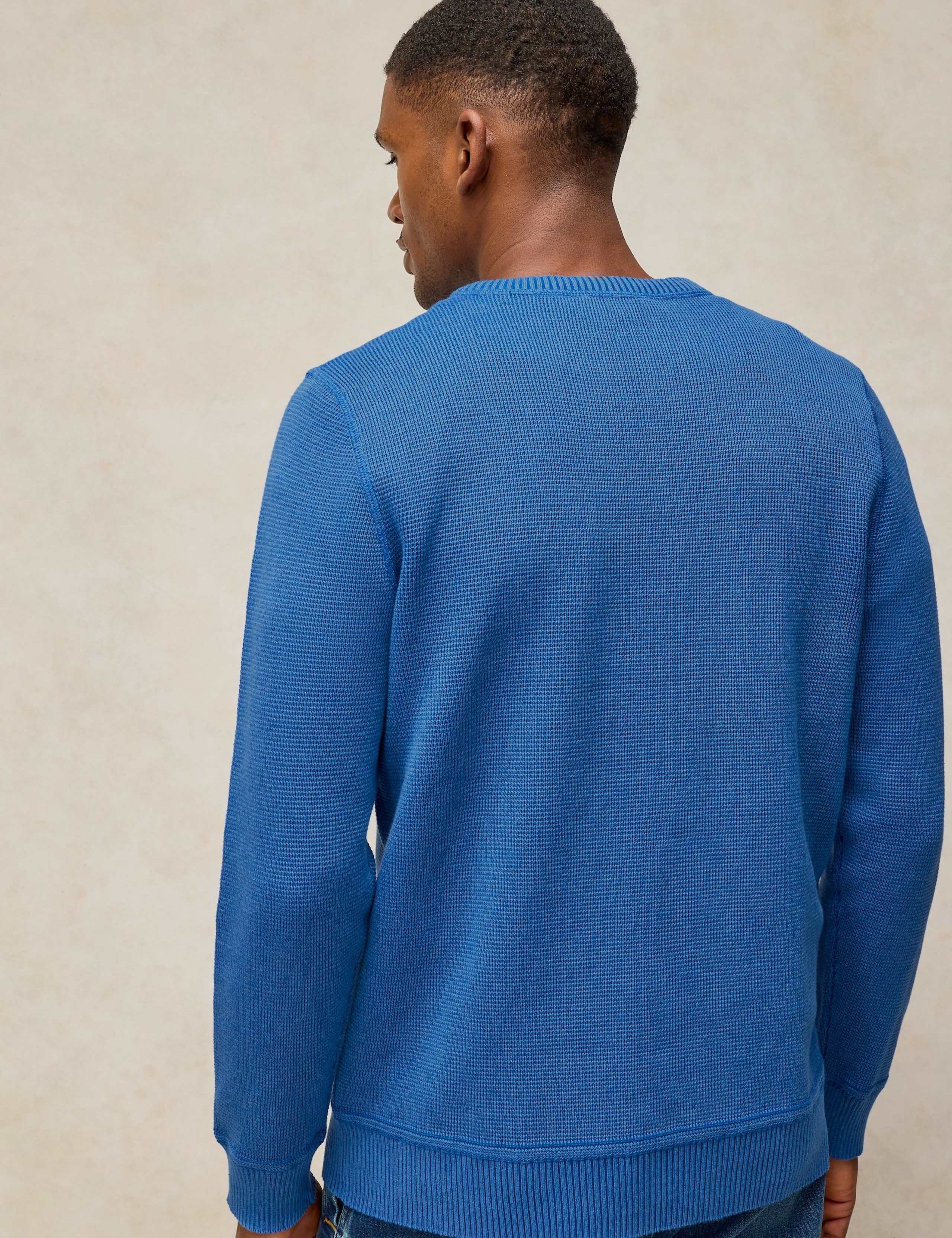 Pure Cotton Crew Neck Jumper 4 of 6
