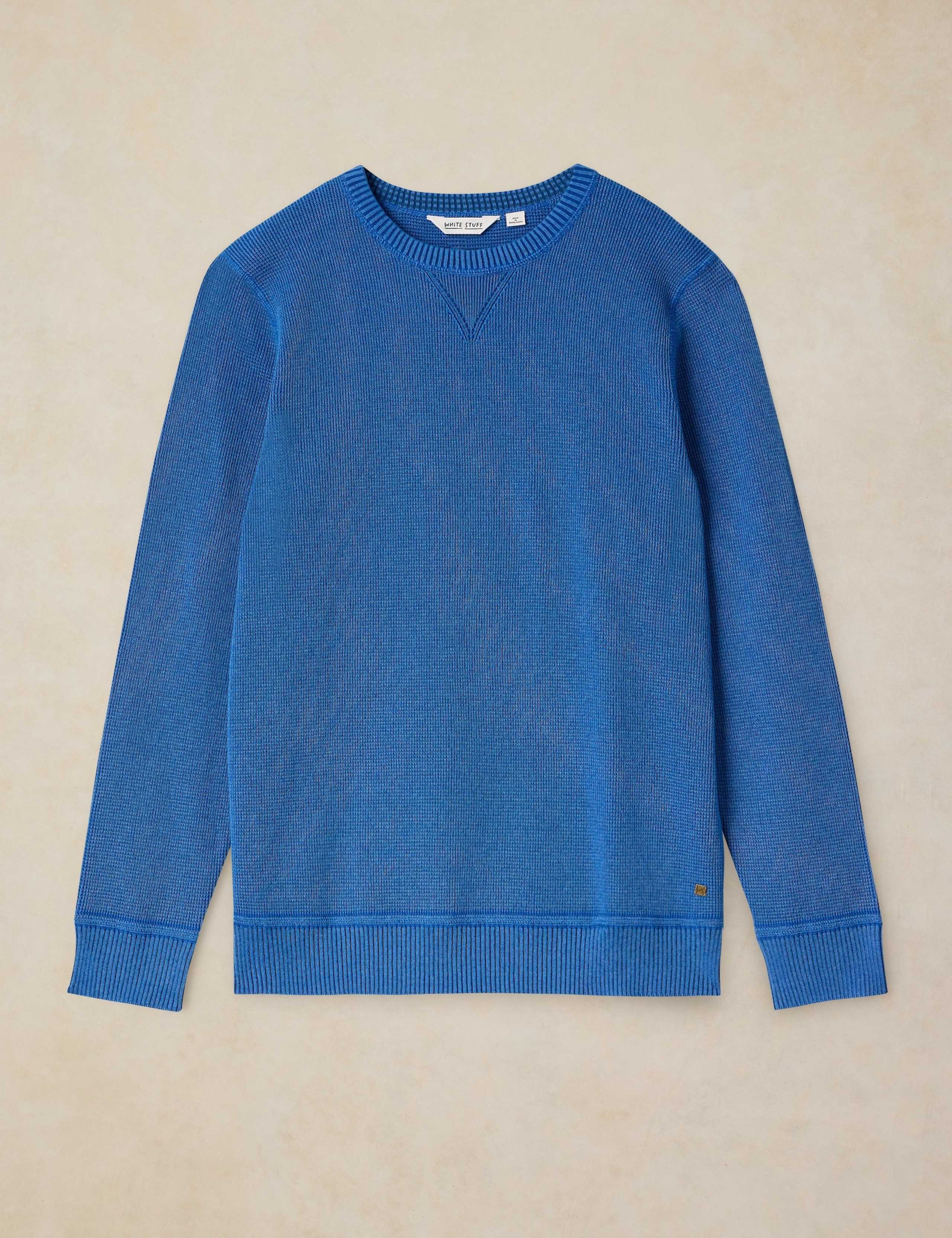 Pure Cotton Crew Neck Jumper 2 of 6
