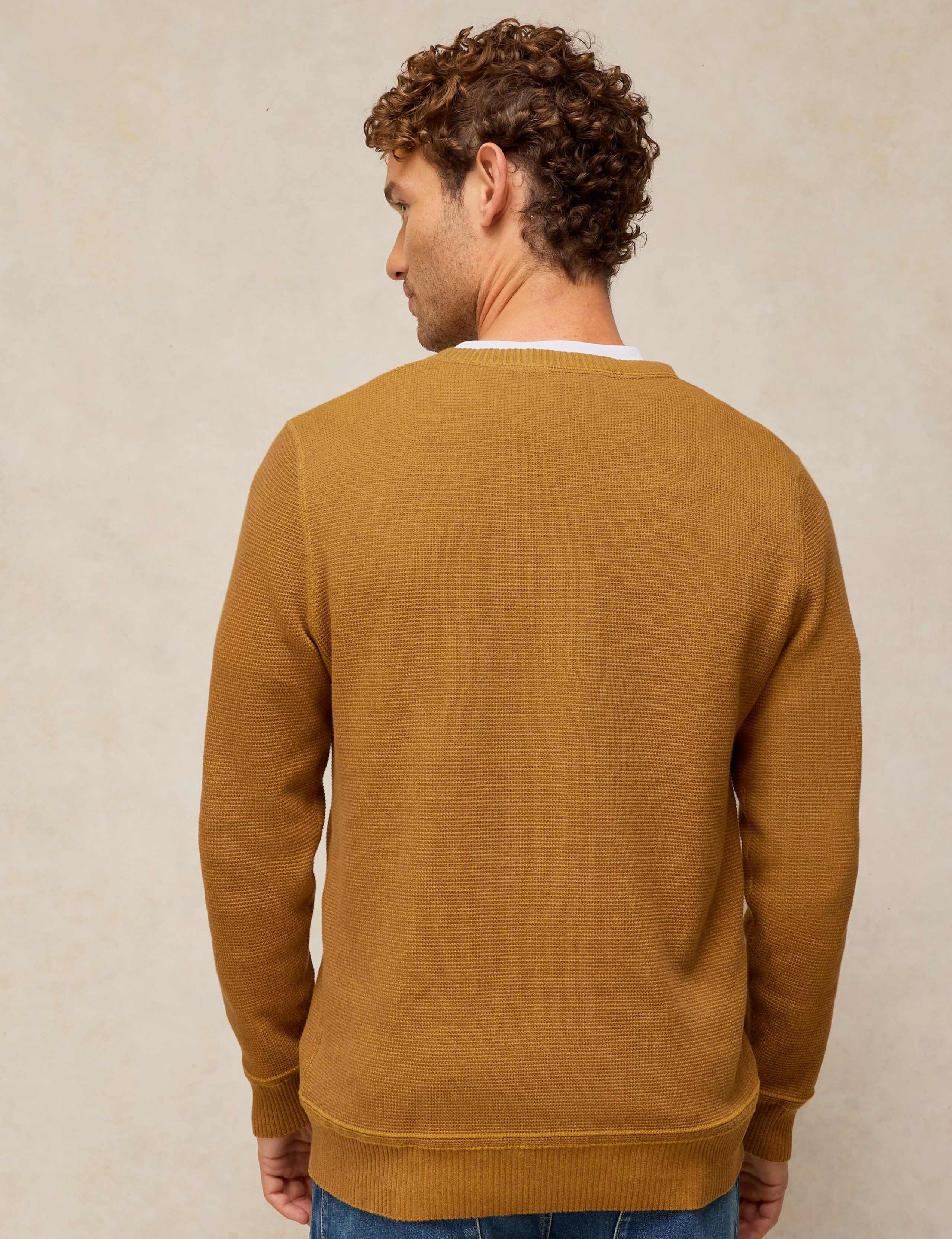 Pure Cotton Crew Neck Jumper 4 of 6