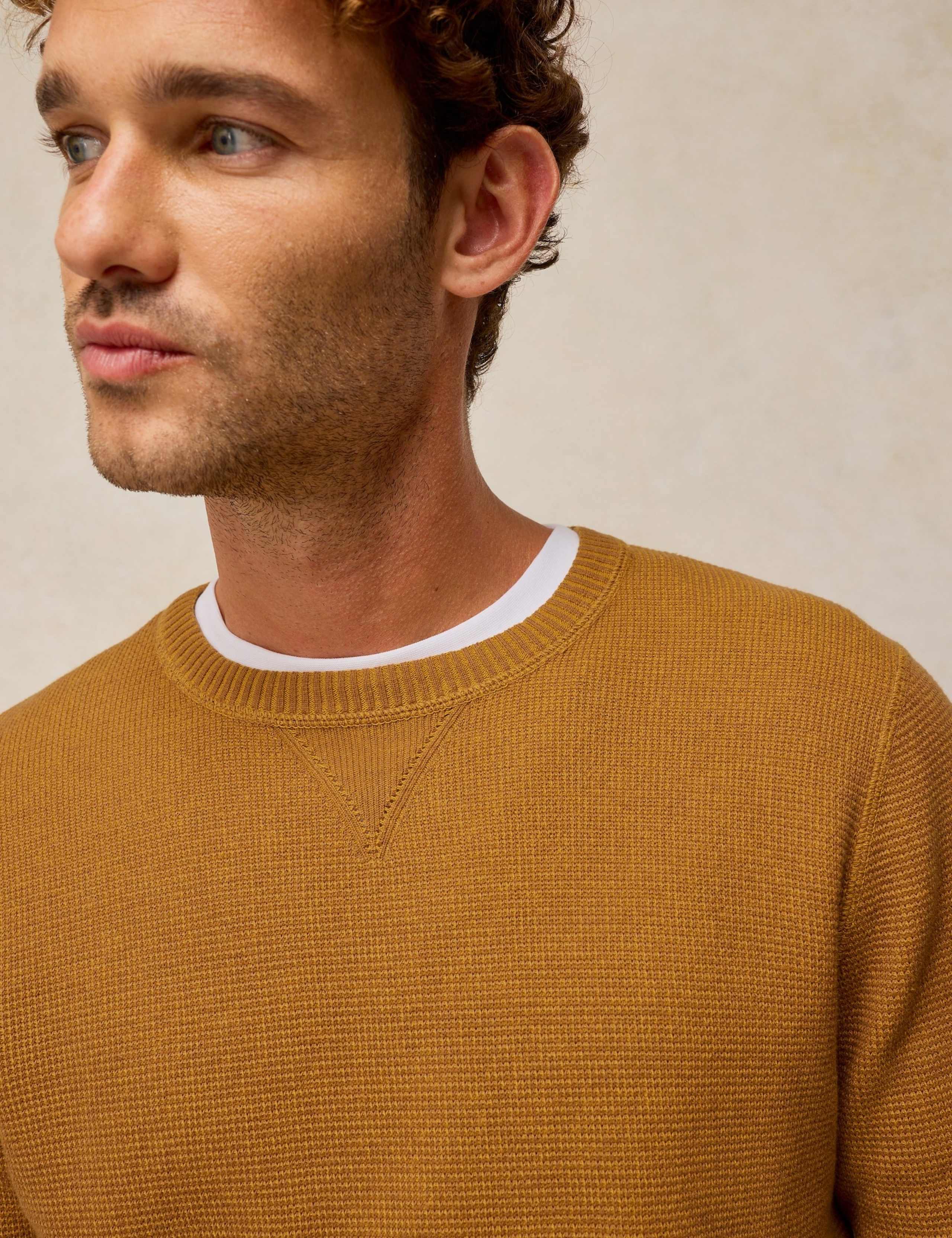 Pure Cotton Crew Neck Jumper 5 of 6