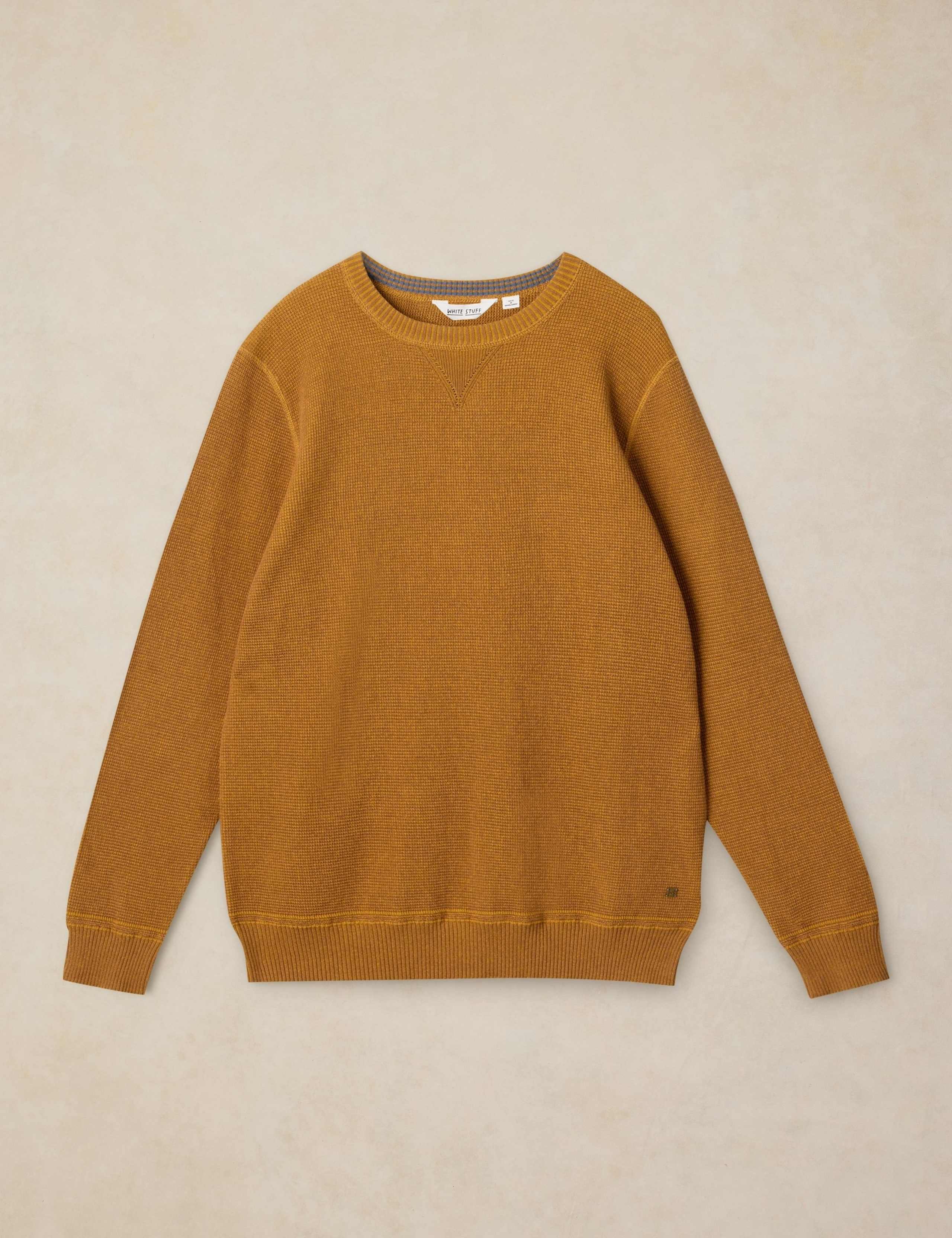 Pure Cotton Crew Neck Jumper 2 of 6