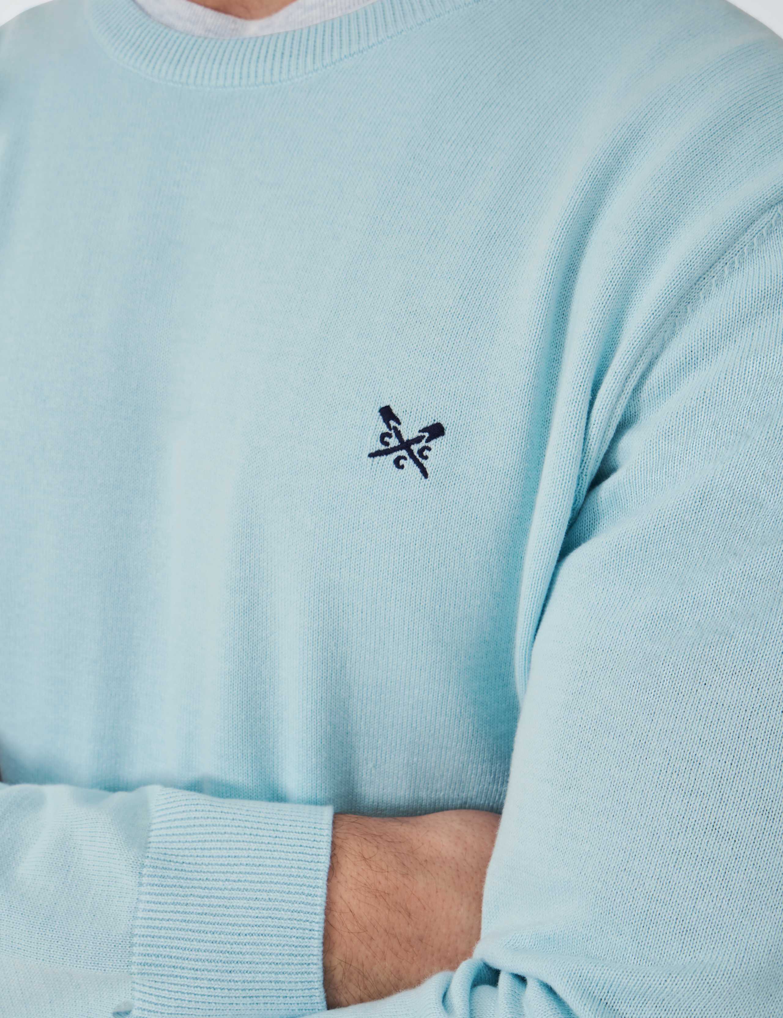 Pure Cotton Crew Neck Jumper 5 of 5
