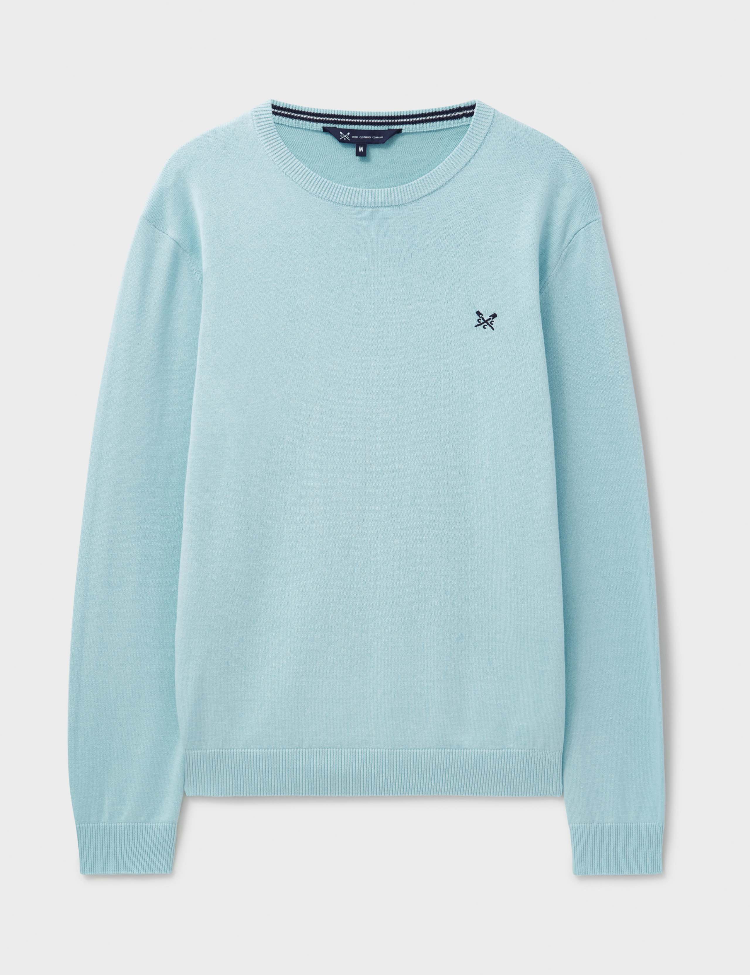 Pure Cotton Crew Neck Jumper 2 of 5