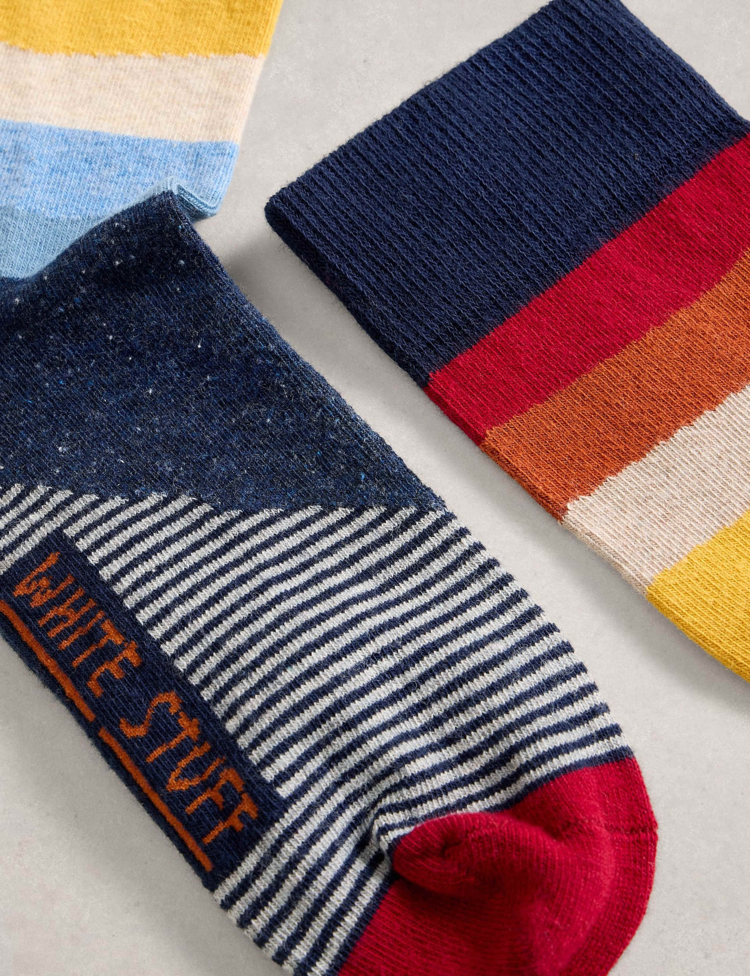 Patterned Cotton Rich Socks 2 of 2