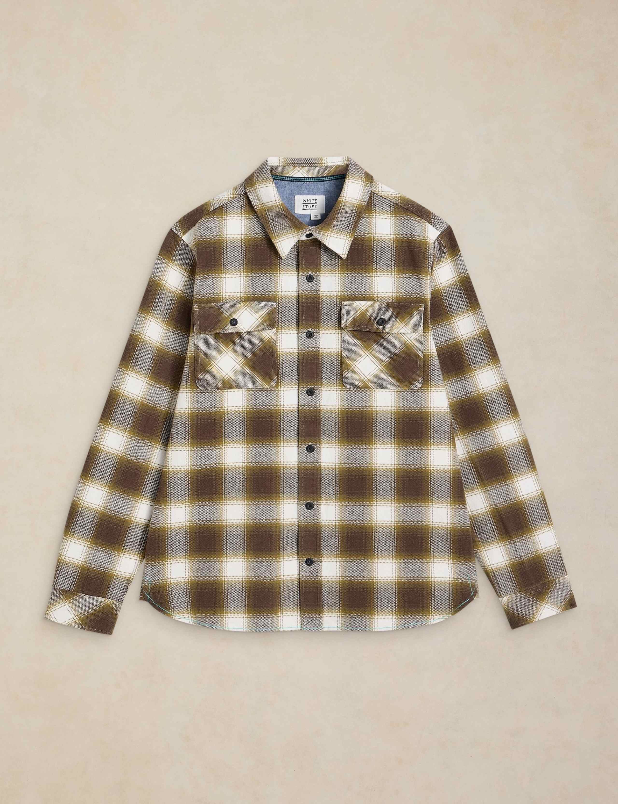 Pure Cotton Darwen Check Shirt 2 of 6