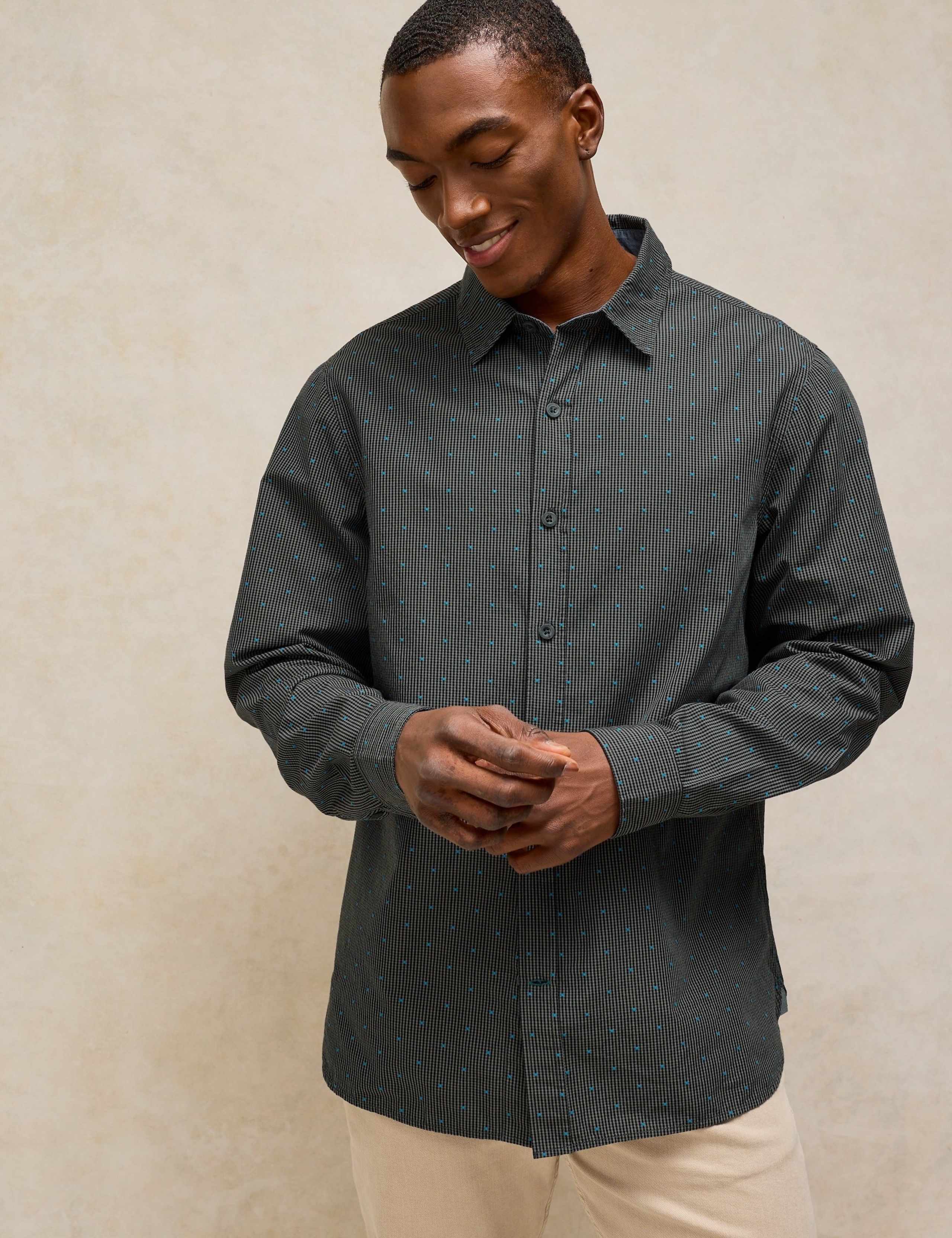 Douglas Pure Cotton Long Sleeve Shirt 1 of 6