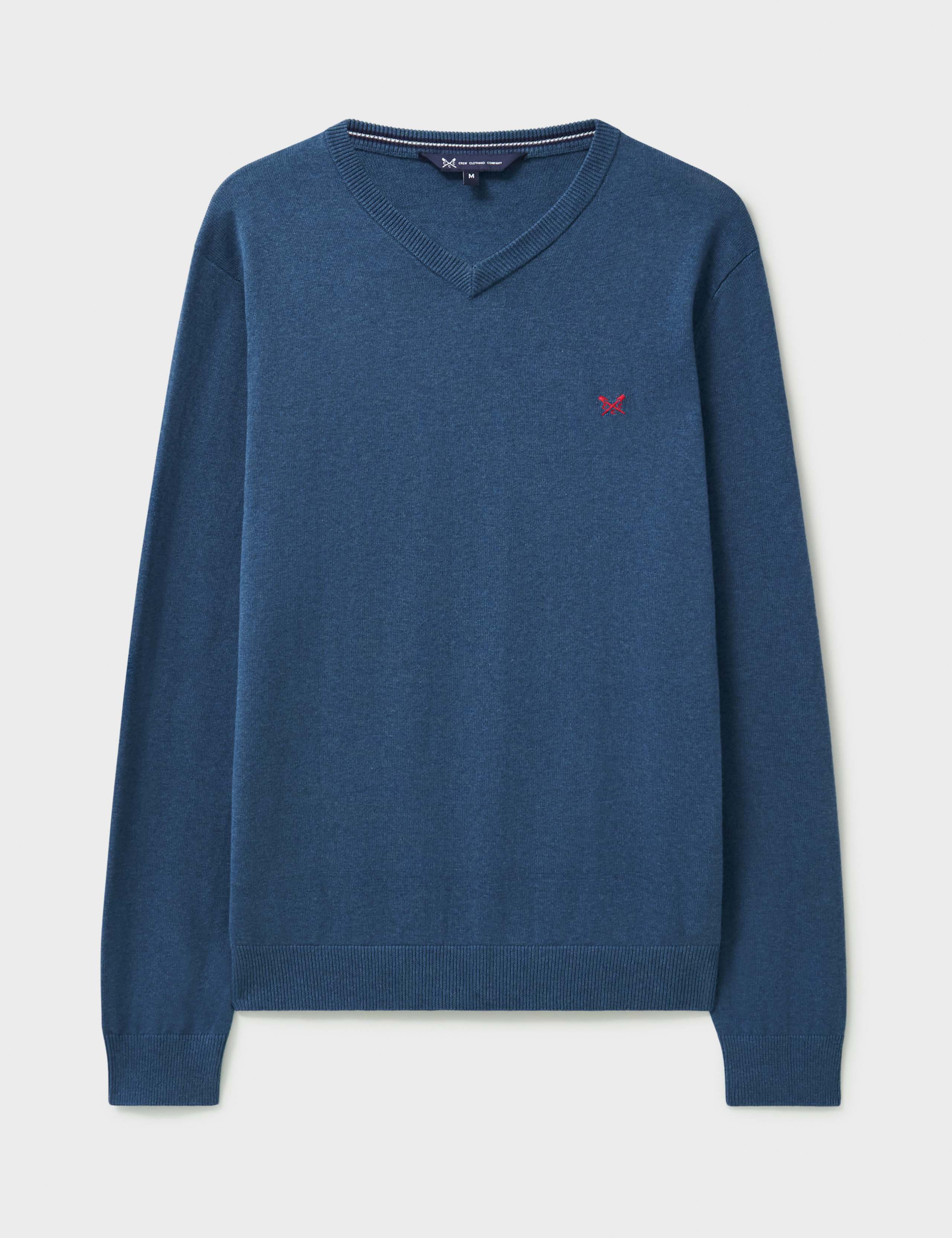 Pure Cotton V-Neck Jumper 2 of 5