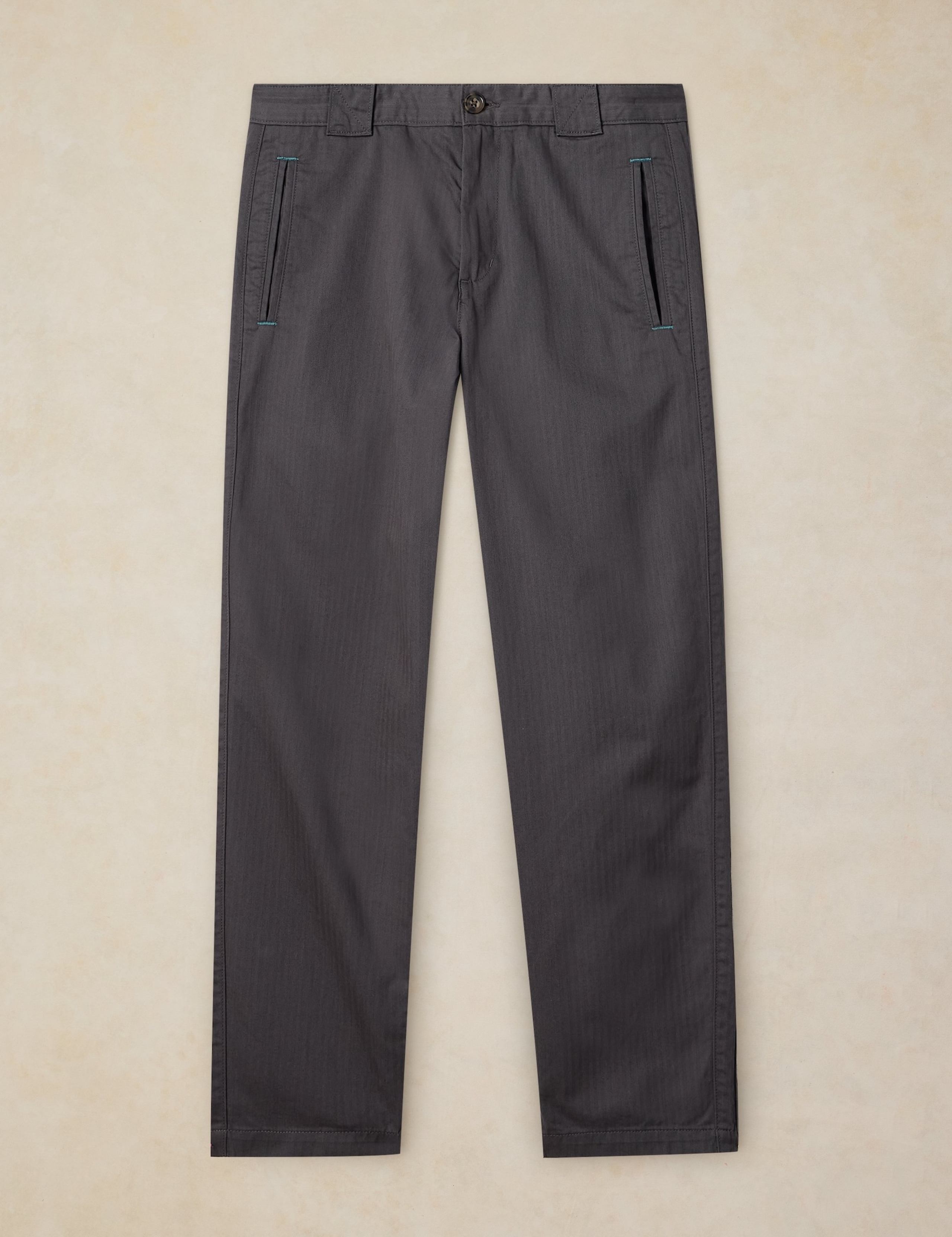 Regular Fit Cotton Tapered Ankle Trousers 2 of 7