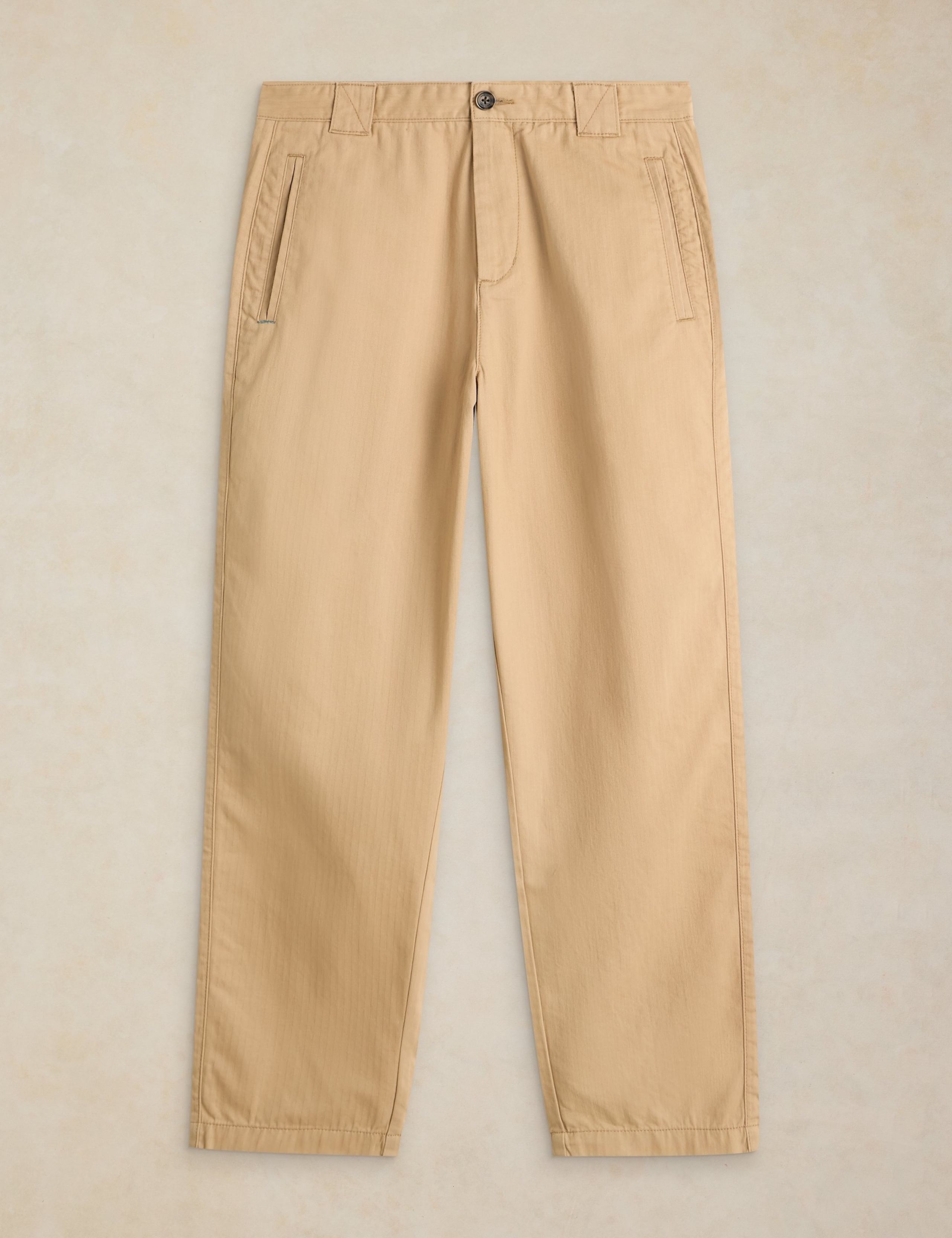 Regular Fit Cotton Tapered Ankle Trousers 2 of 6