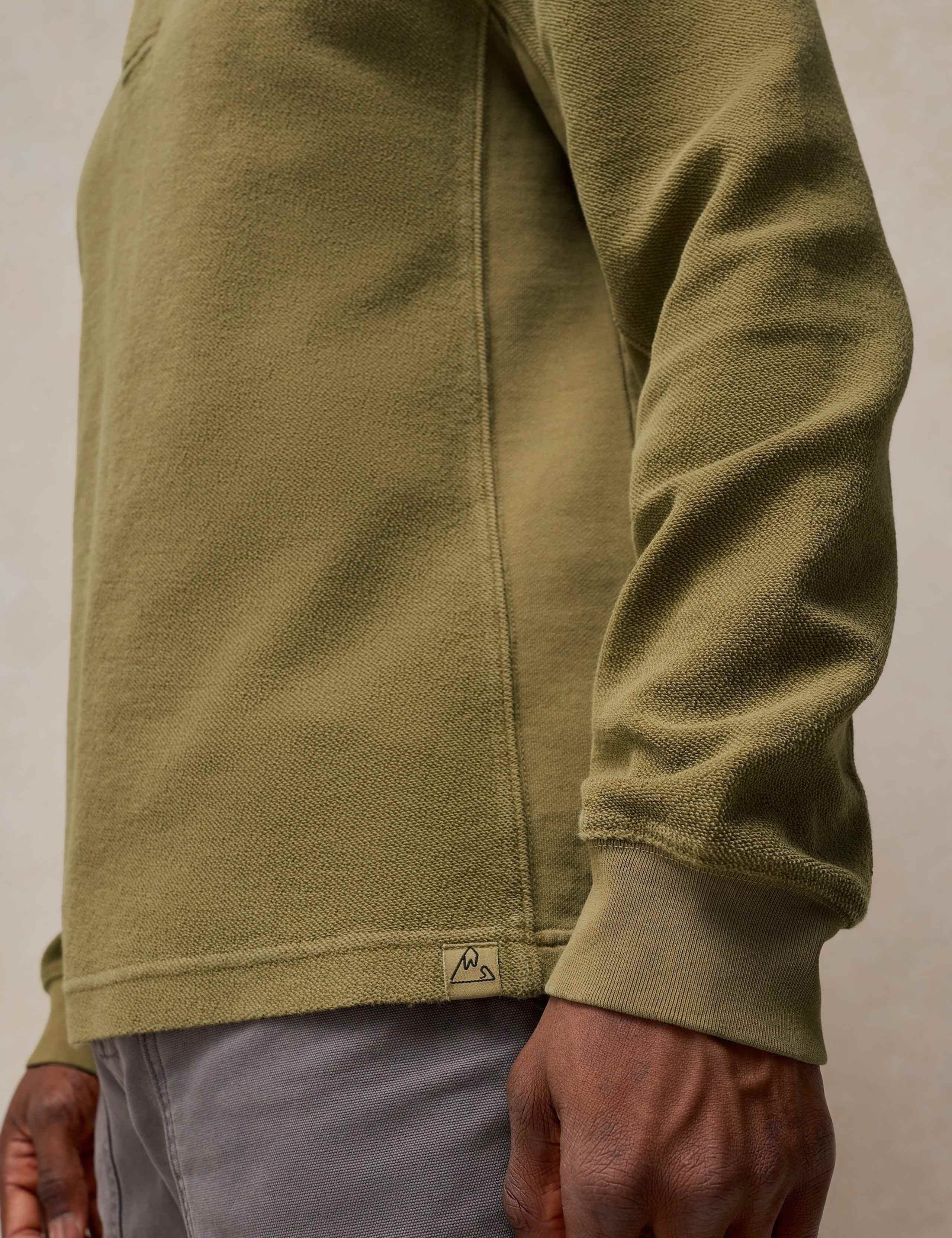 Cotton Collared Long Sleeve Sweatshirt 5 of 6