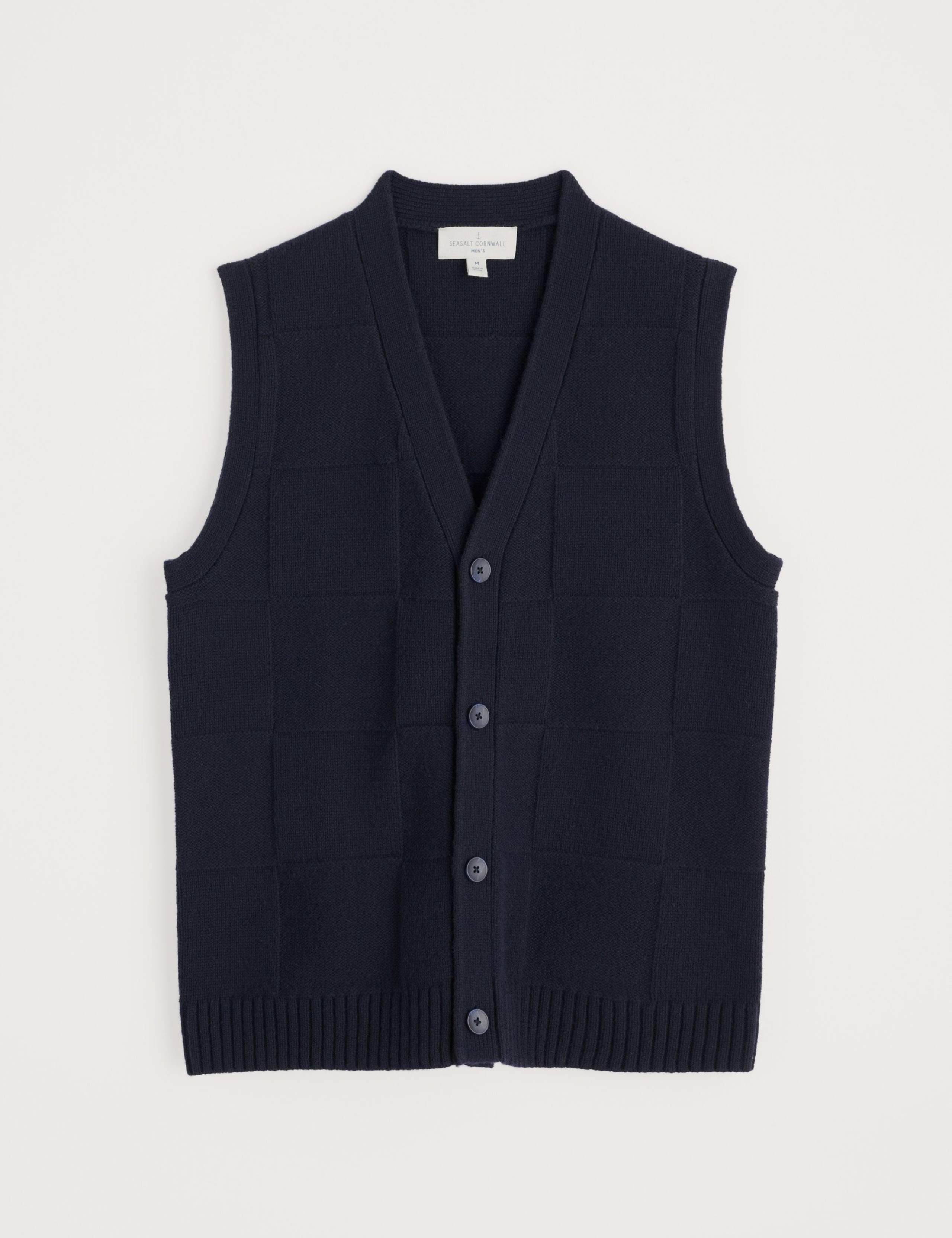 Lambswool Rich V-Neck Knitted Vest 2 of 5