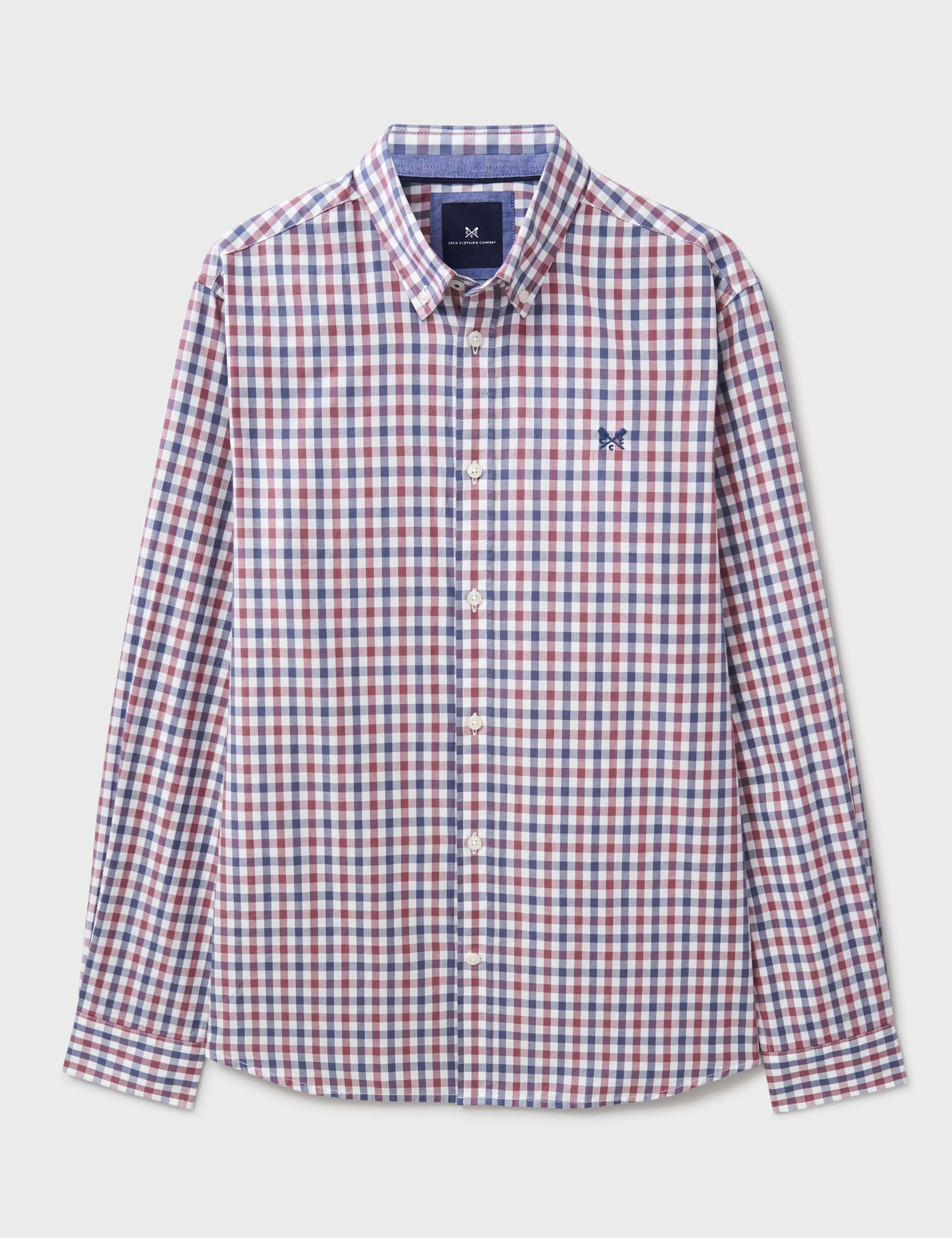 Pure Cotton Twill Check Oxford Shirt 2 of 5