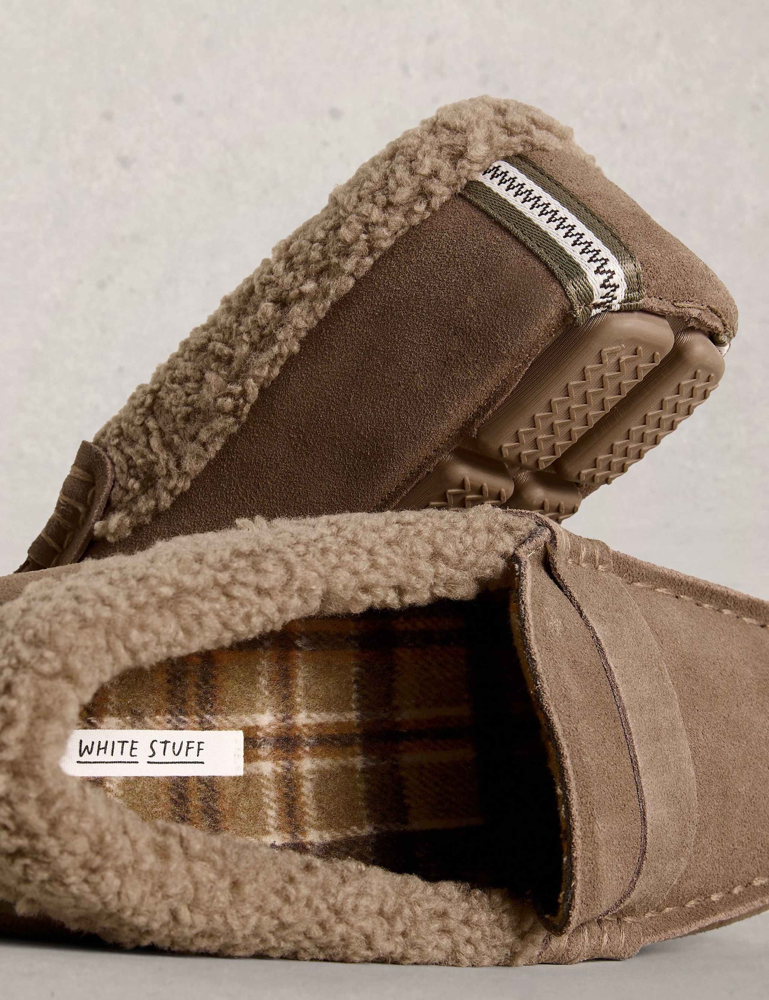 Suede Moccasin Slippers 4 of 4