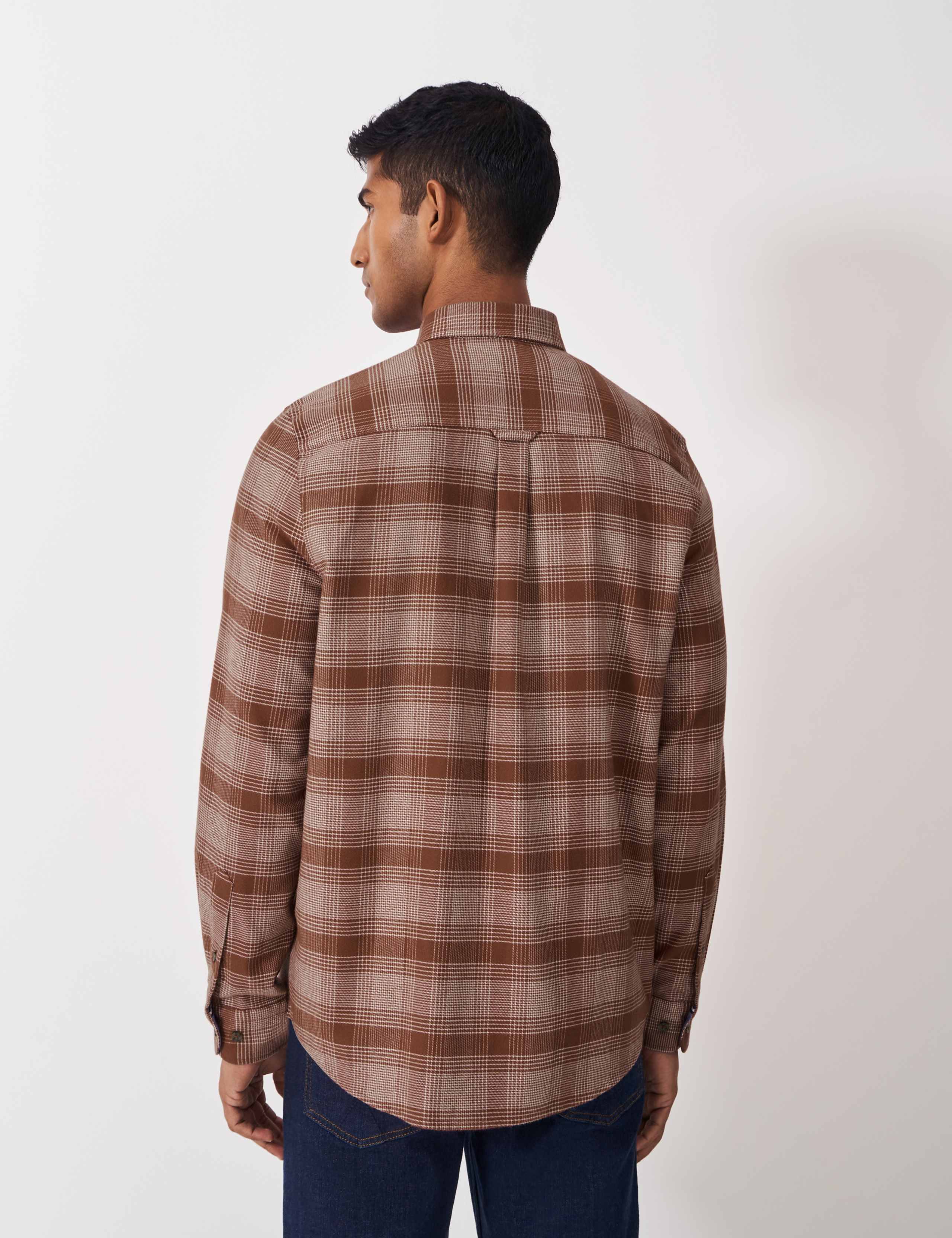 Pure Cotton Check Flannel Shirt 4 of 5