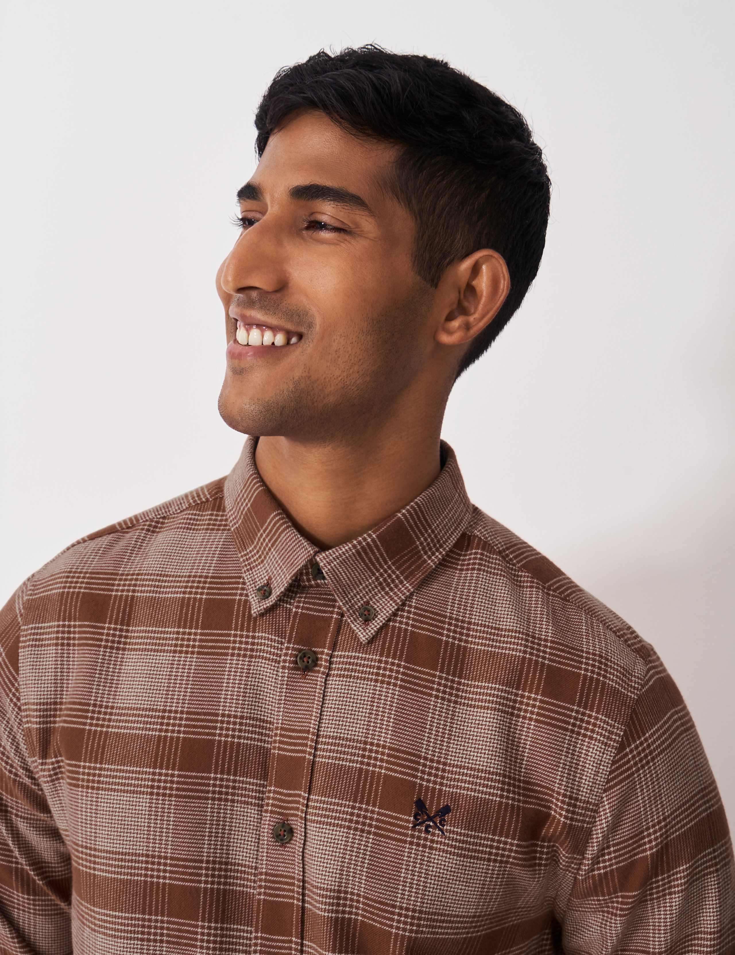Pure Cotton Check Flannel Shirt 5 of 5