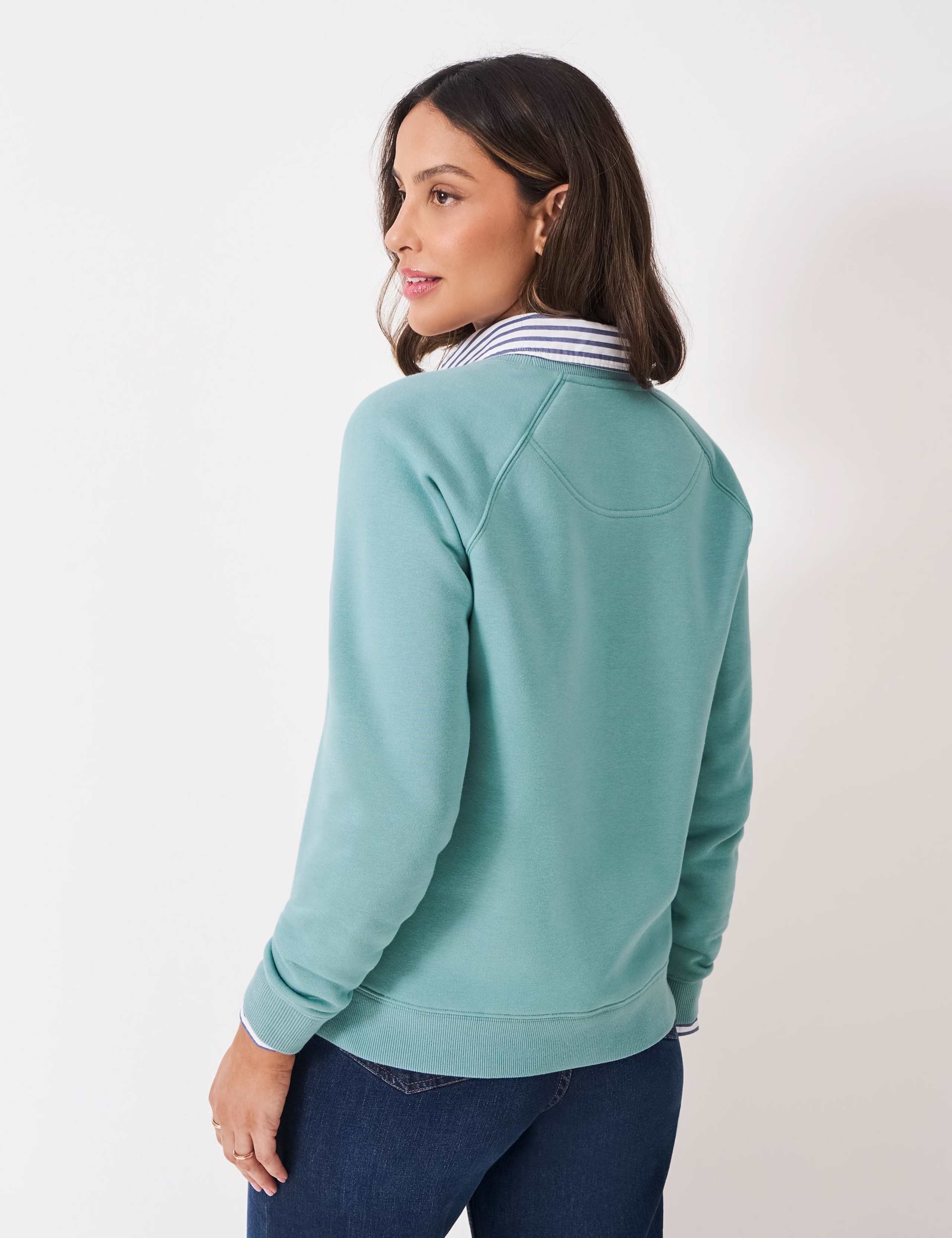 Cotton Rich Logo Graphic Sweatshirt 4 of 5
