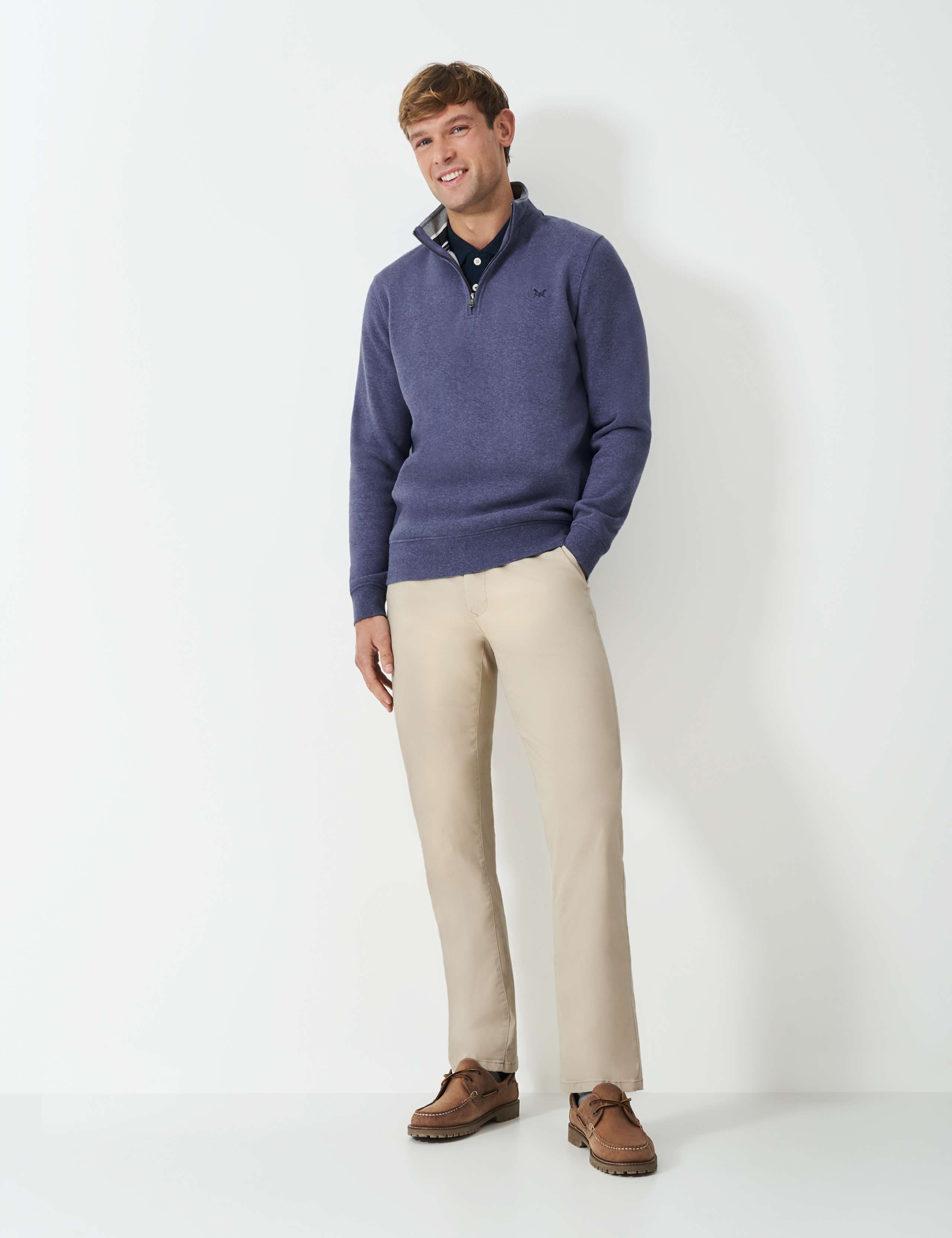 Cotton Rich Half Zip Sweatshirt 3 of 6