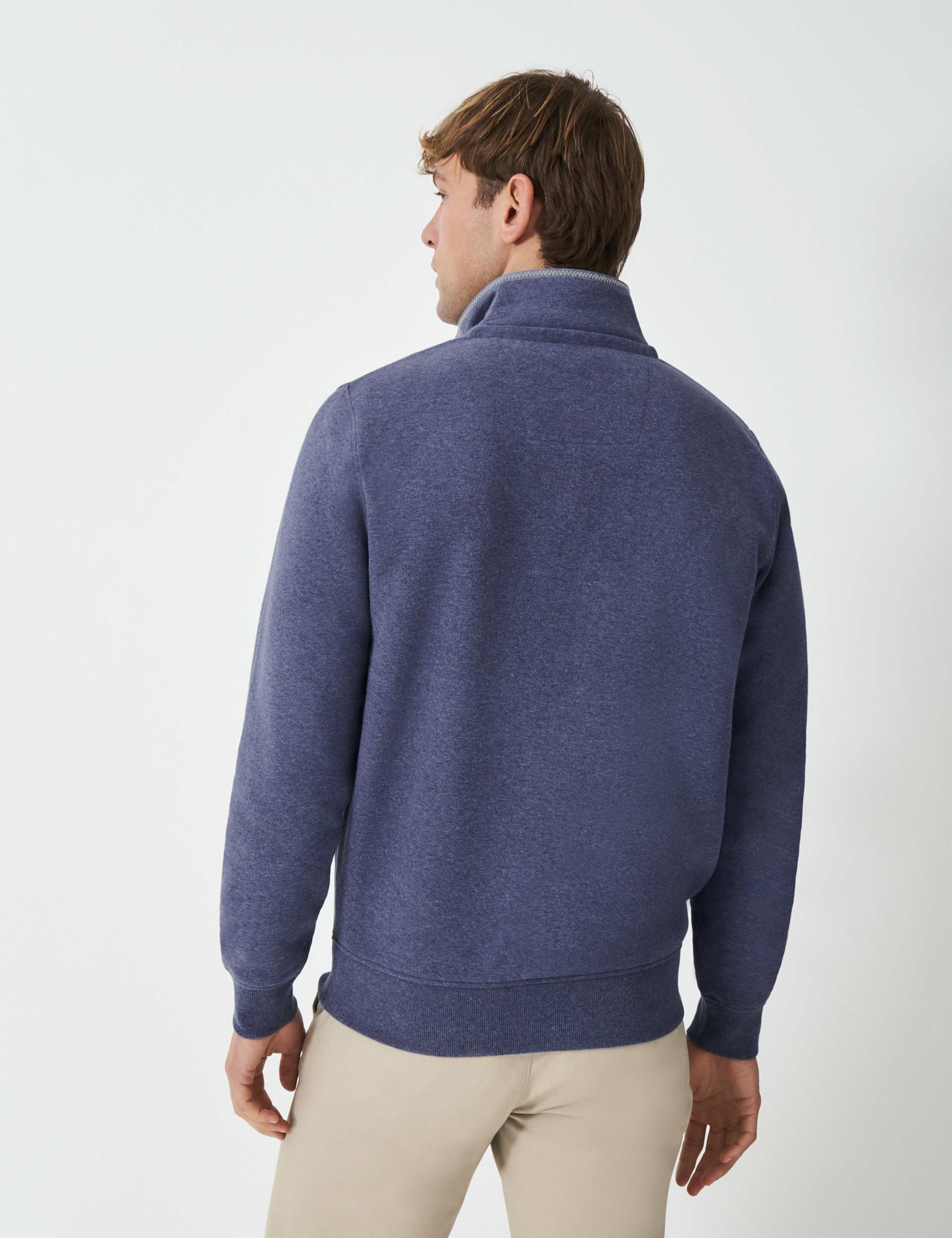 Cotton Rich Half Zip Sweatshirt 4 of 6