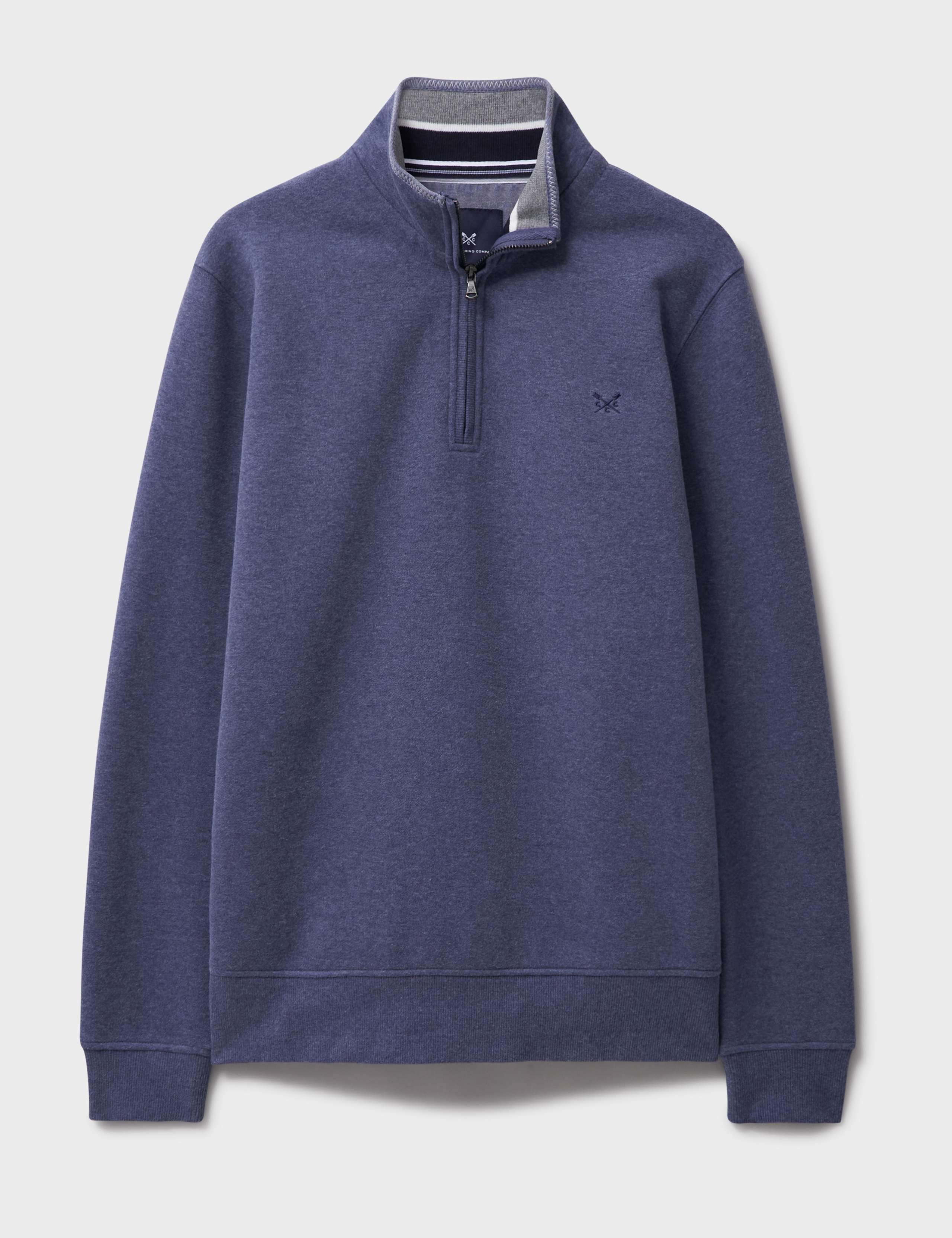 Cotton Rich Half Zip Sweatshirt 2 of 6