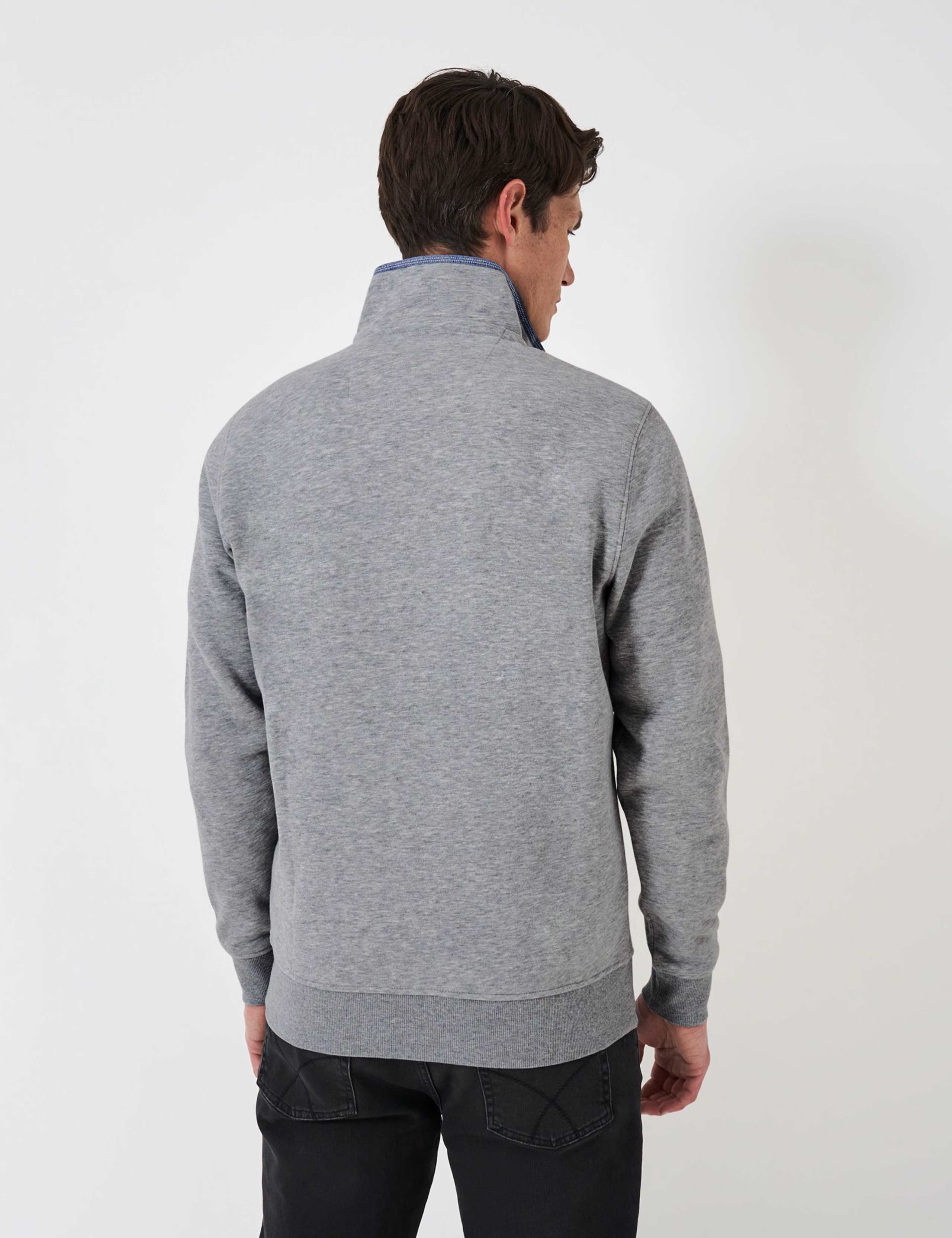 Cotton Rich Half Zip Sweatshirt 3 of 5