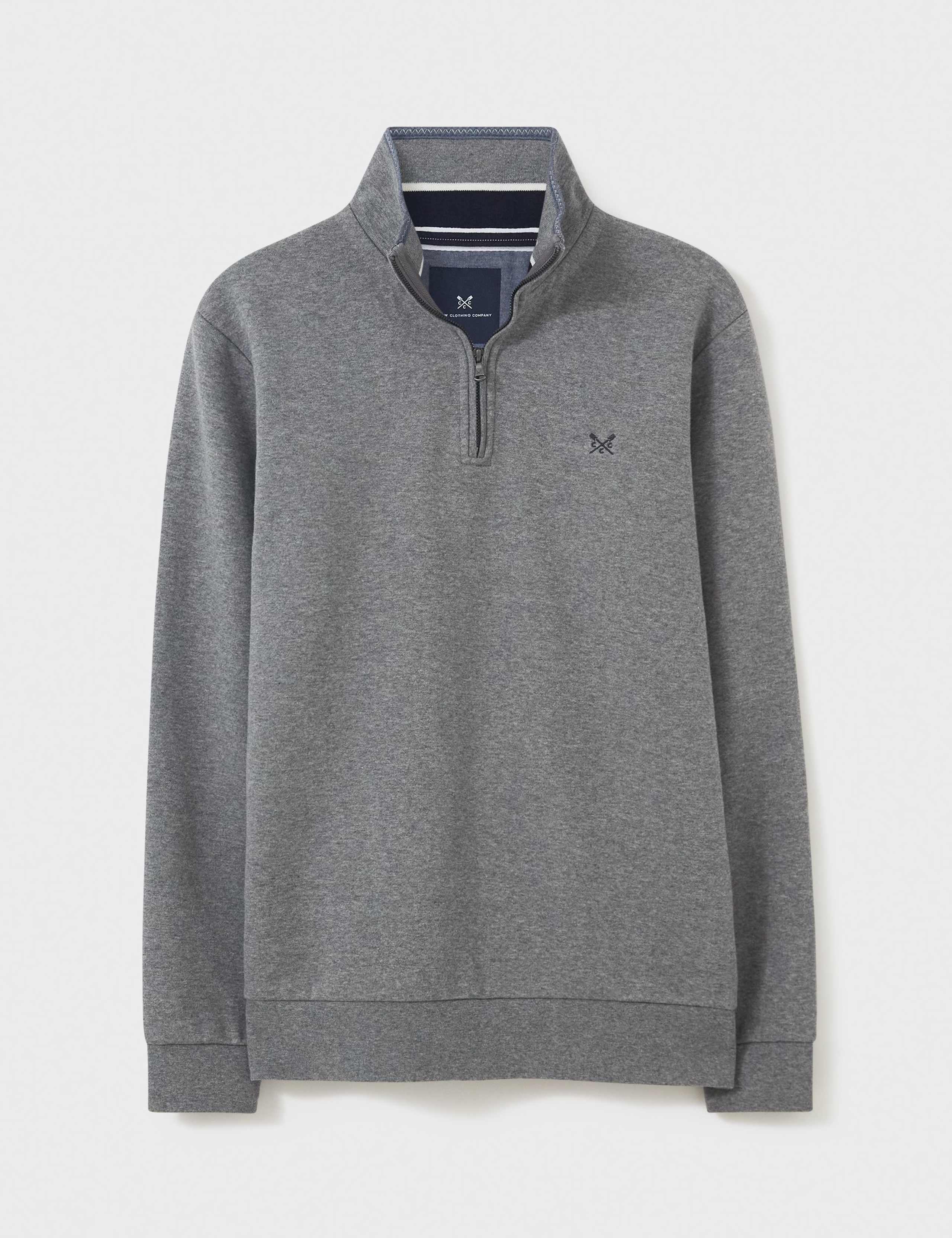 Cotton Rich Half Zip Sweatshirt 2 of 5