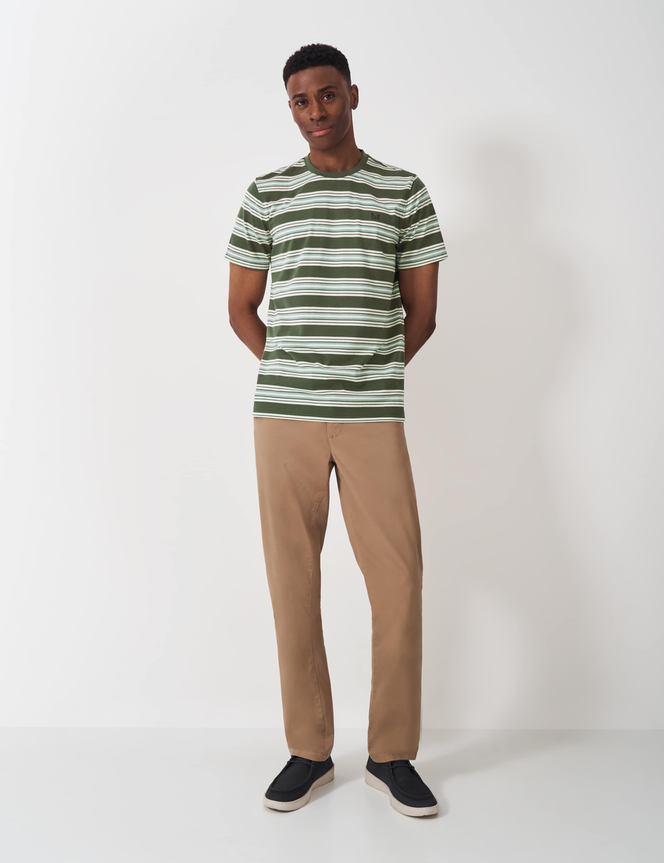 Pure Cotton Striped T-Shirt 3 of 5