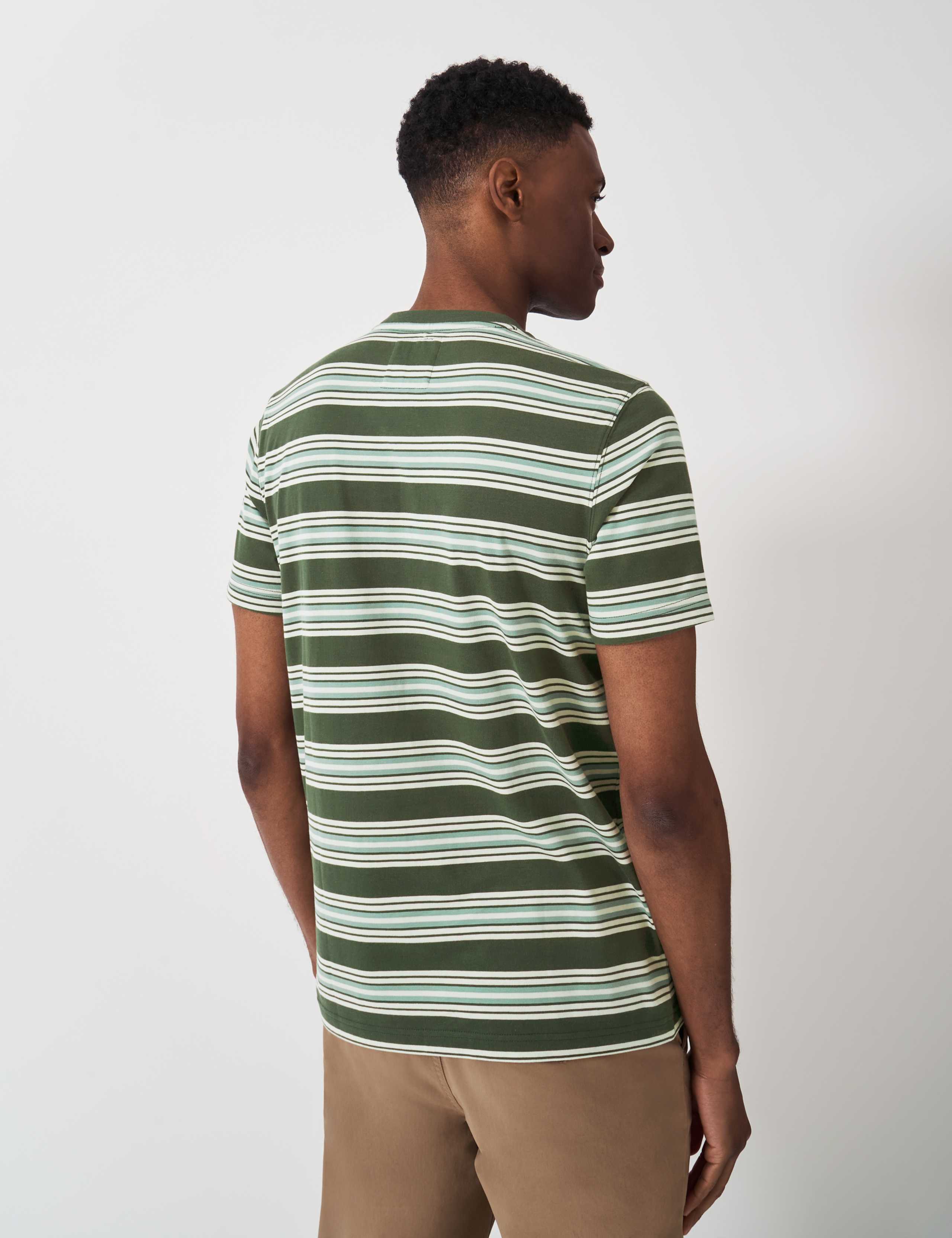 Pure Cotton Striped T-Shirt 4 of 5