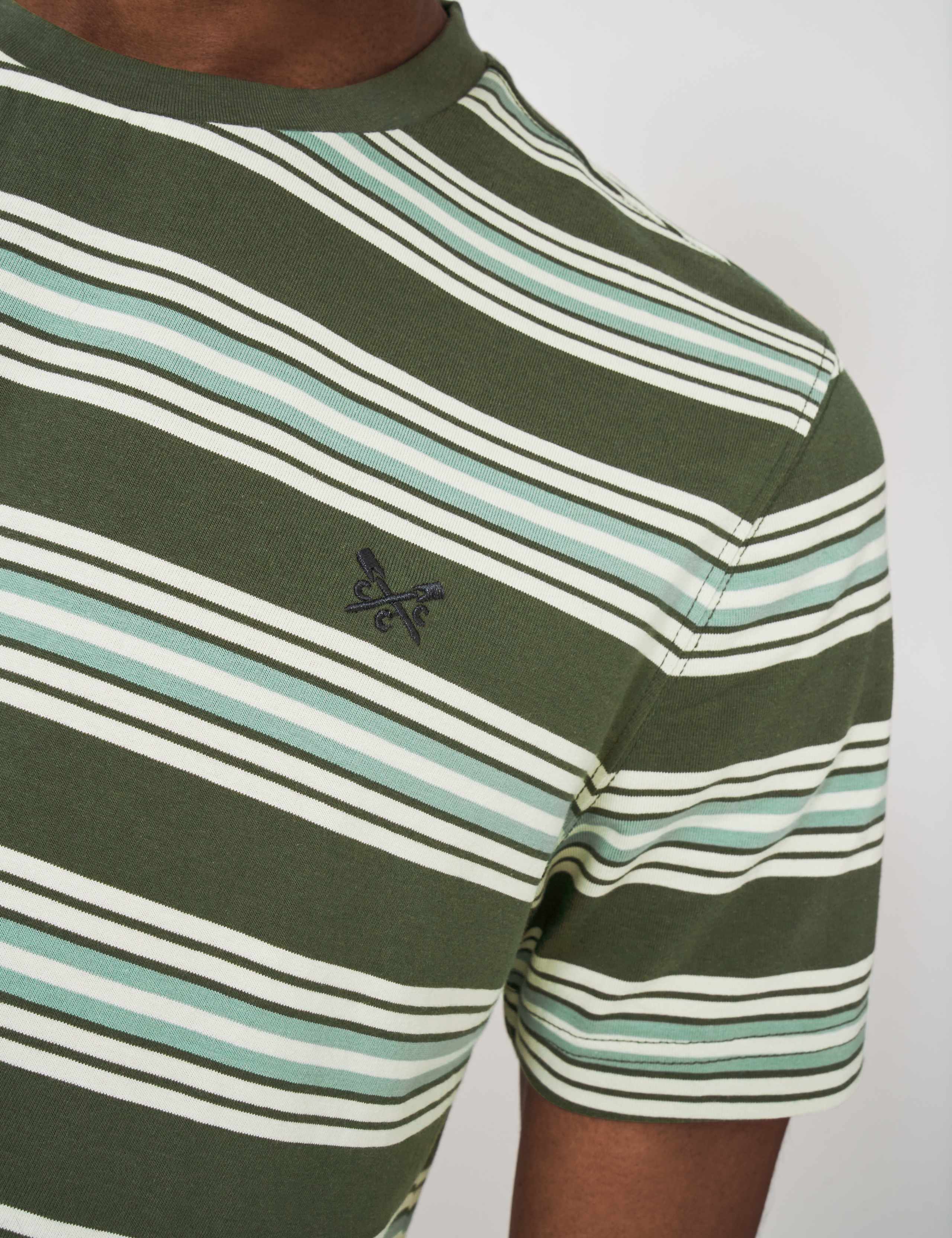 Pure Cotton Striped T-Shirt 5 of 5