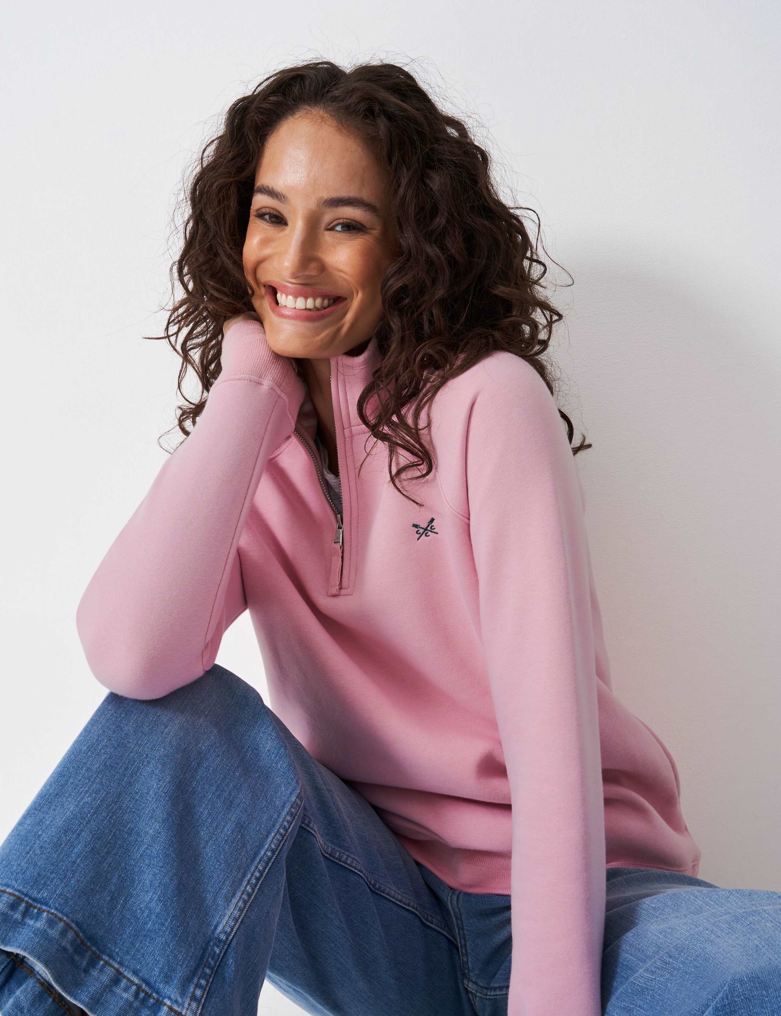 Cotton Rich Half Zip Sweatshirt 3 of 5