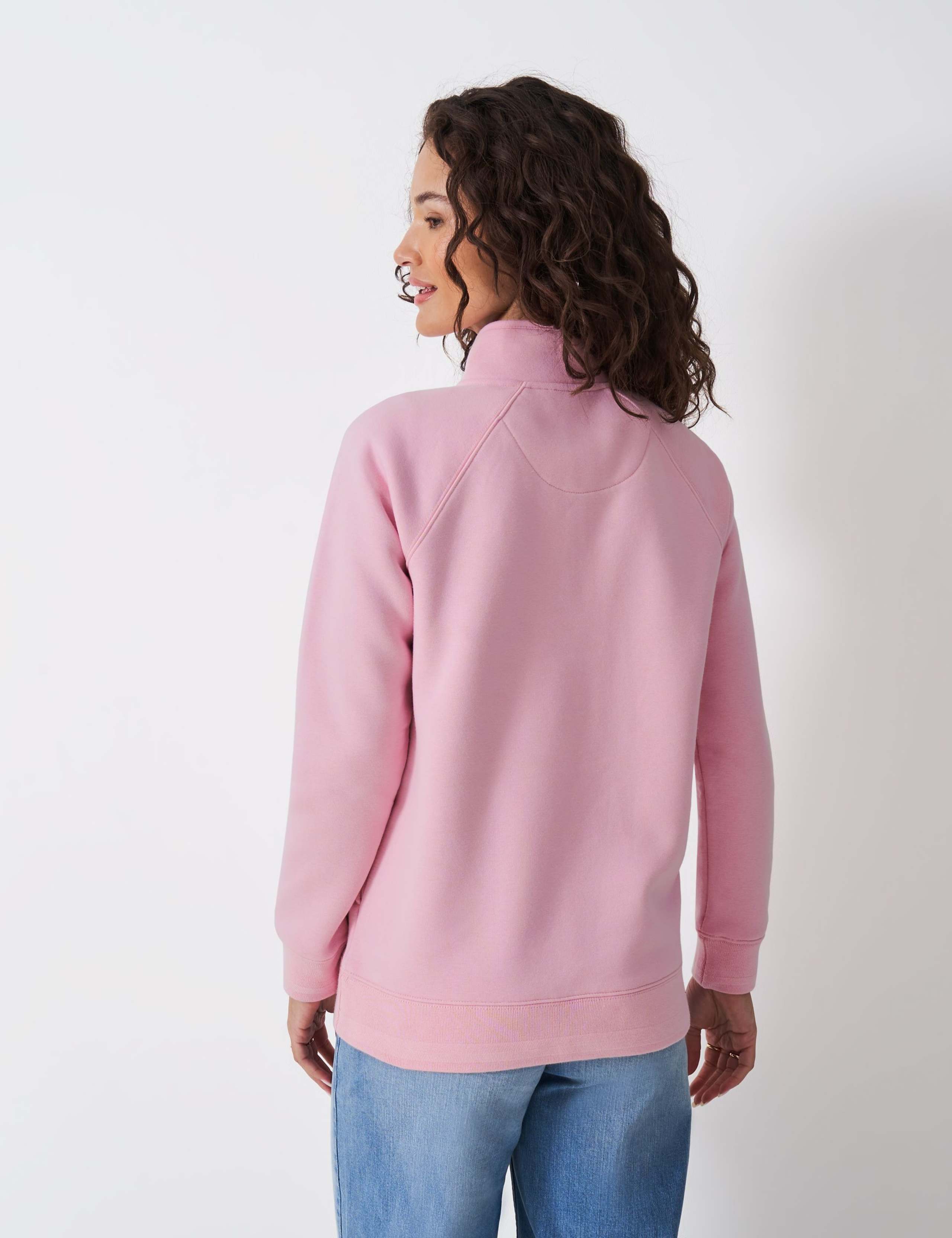 Cotton Rich Half Zip Sweatshirt 4 of 5