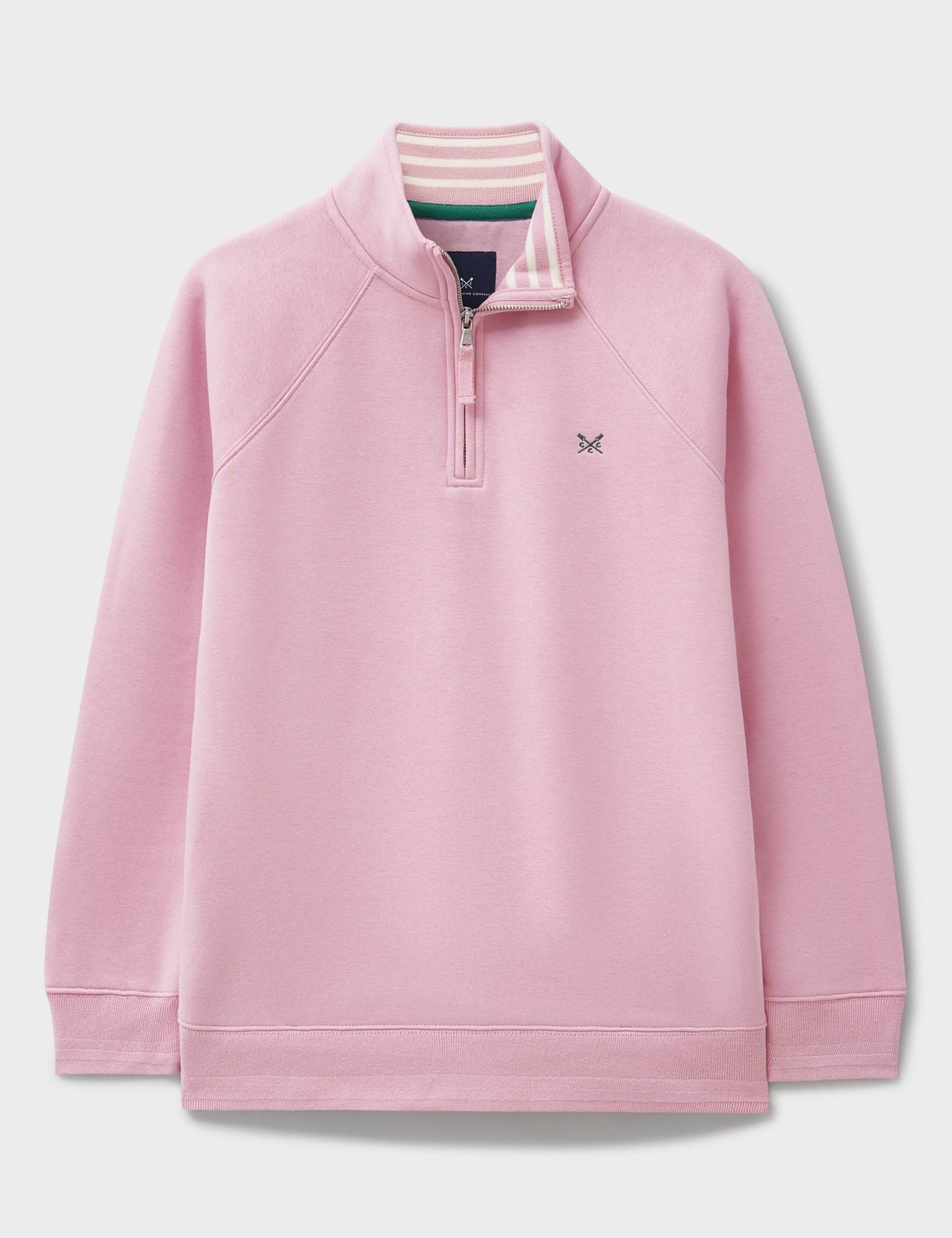 Cotton Rich Half Zip Sweatshirt 2 of 5