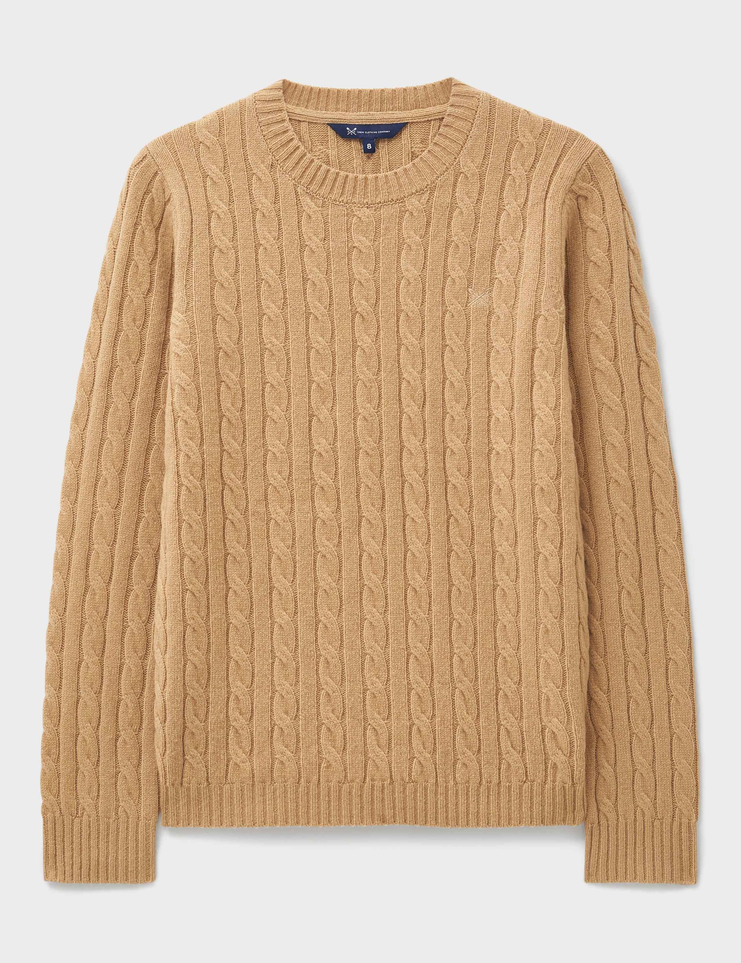 Merino Wool Rich Cable Knit Jumper 2 of 5