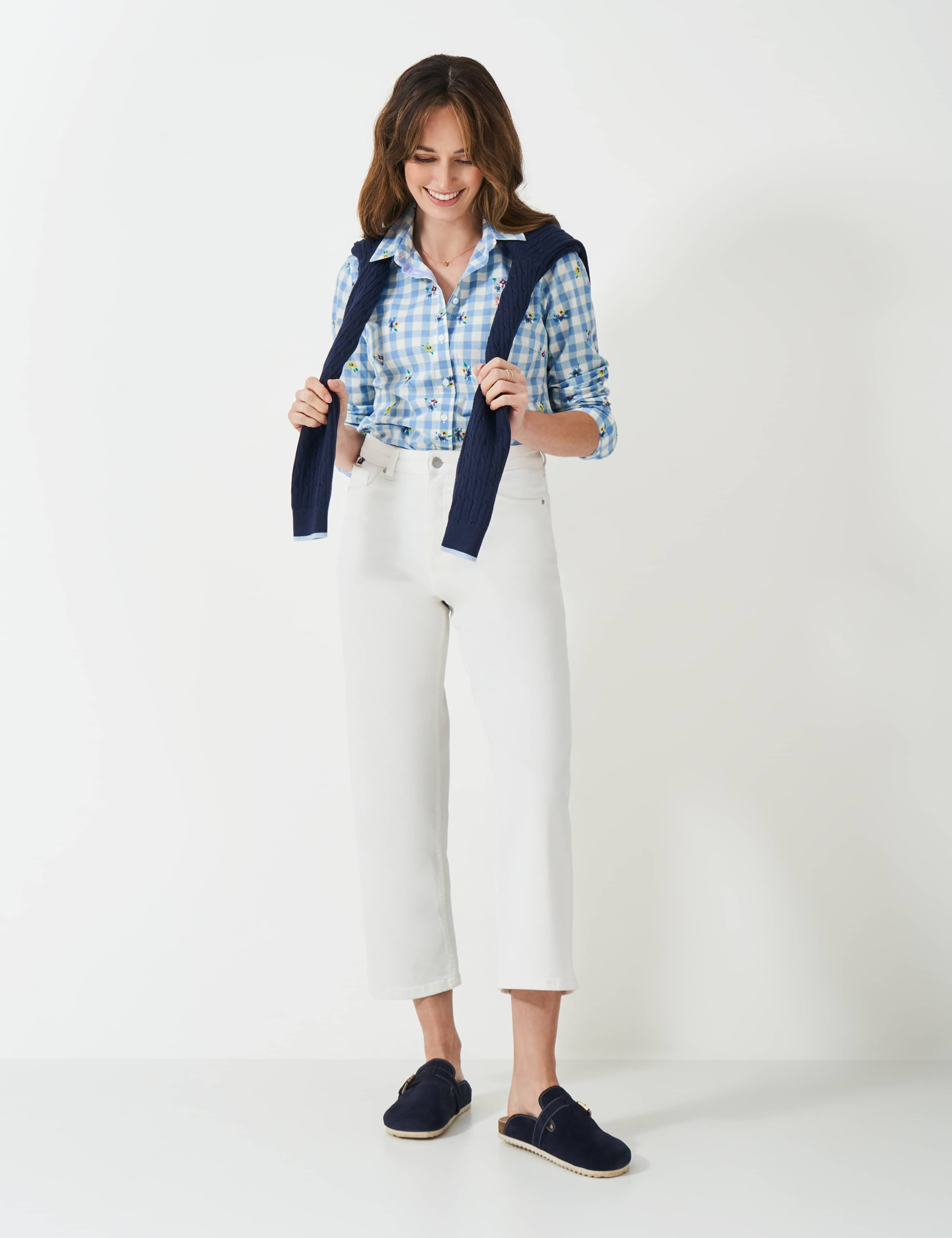 Pure Cotton Floral Button Through Shirt 3 of 5