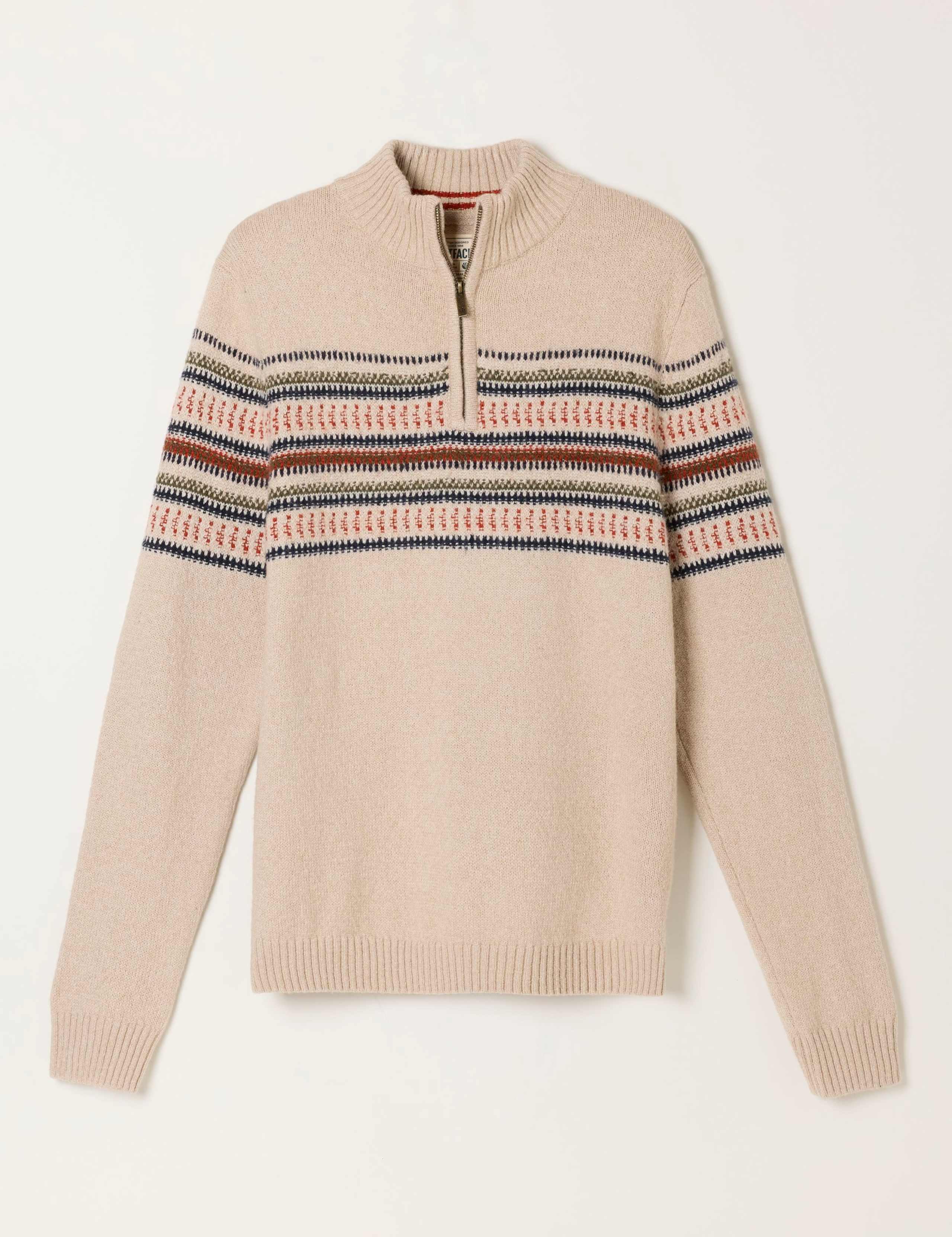 Cotton Rich Half Zip Jumper 2 of 6