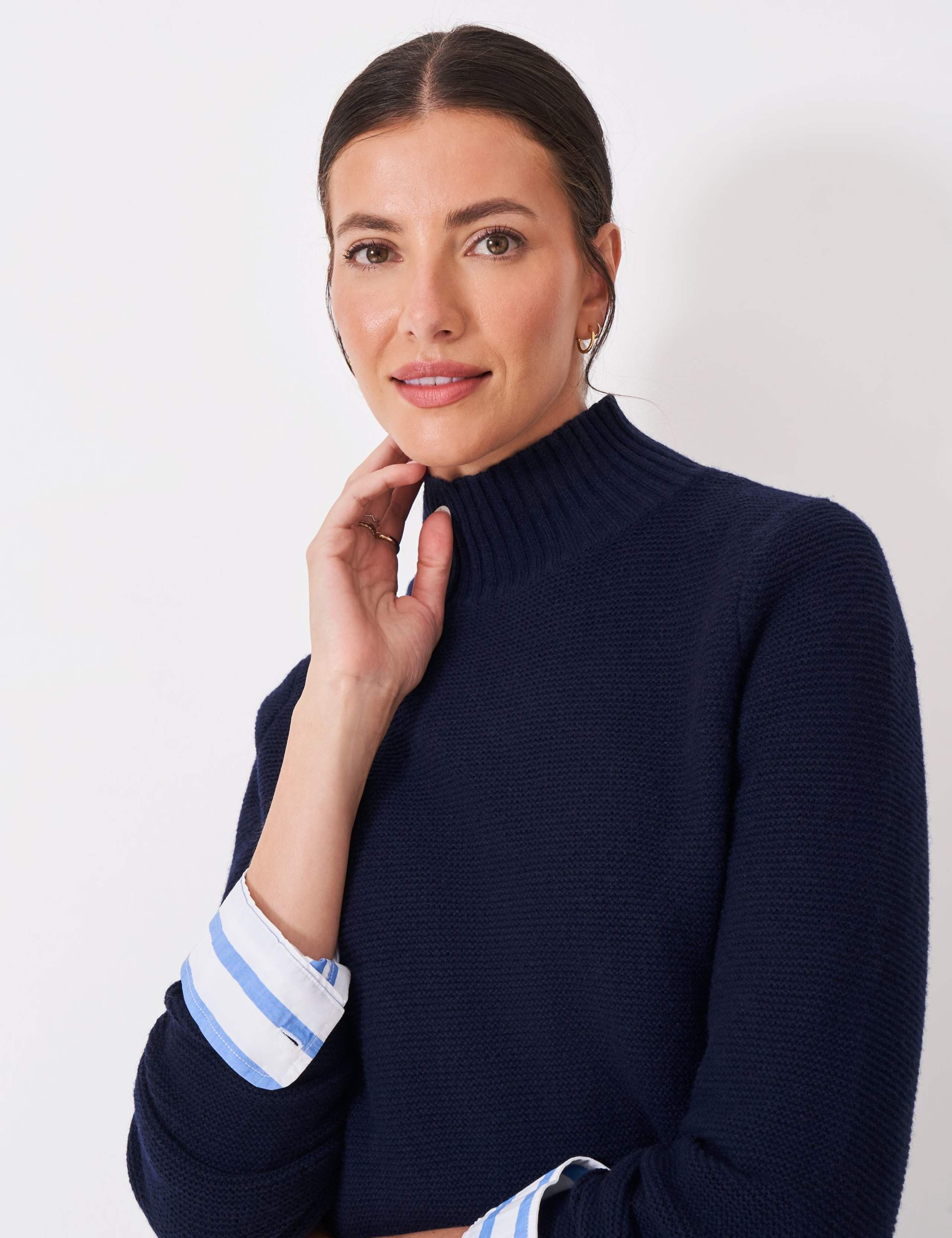 Merino Wool Rich High Neck Jumper 4 of 5